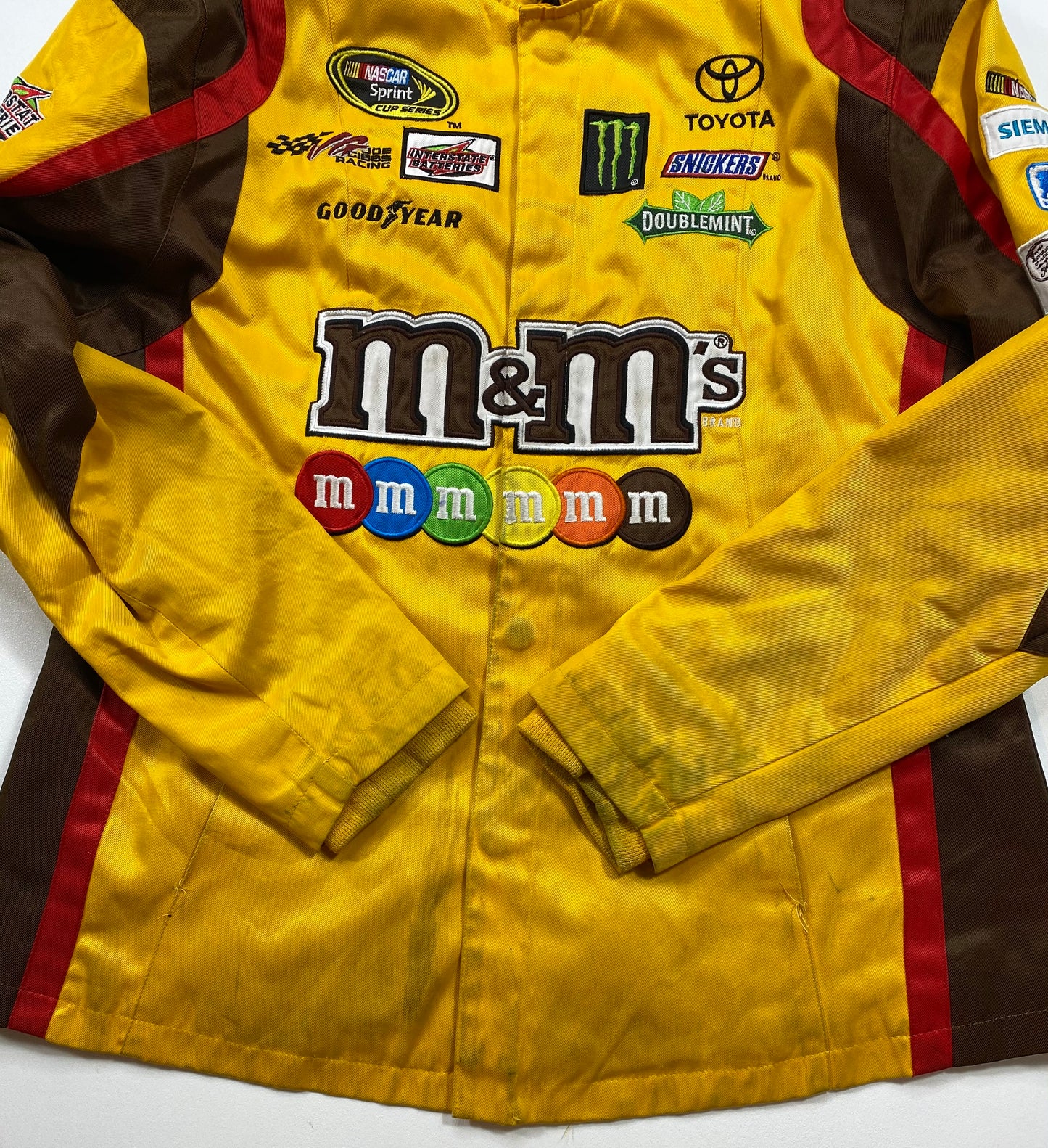 Vintage NASCAR M&M’S Size Ladies L Racing Jacket  / 5899