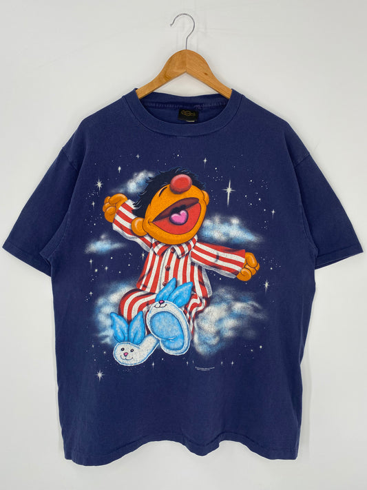 90’s SESAMI STREET ZOE Made in USA Size XL Vintage T-Shirt / 9363