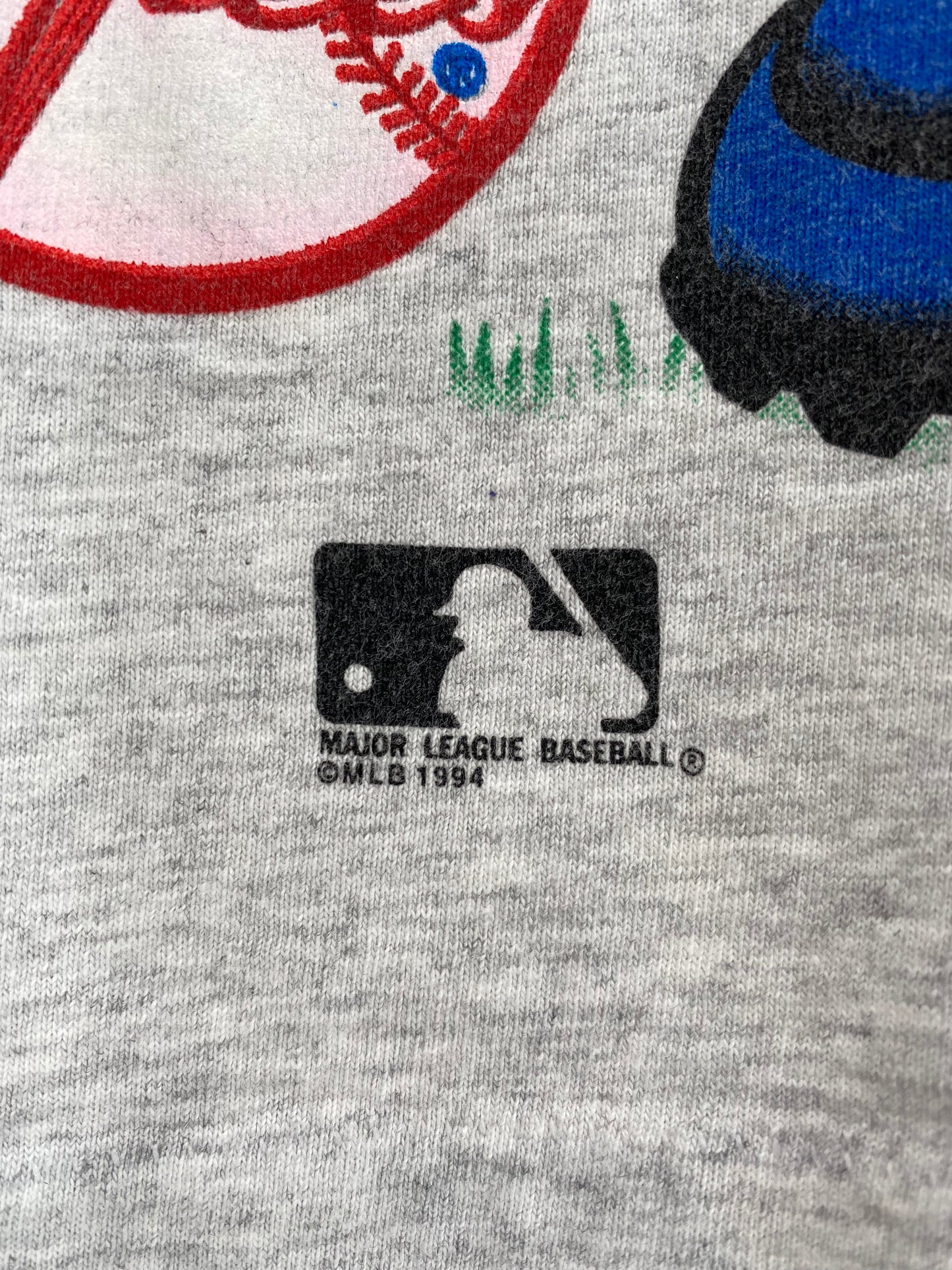 1994' LOONEY TUNES TAZ x NEW YORK YANKEES Made in USA Size L Vintage MLB T-Shirt / K1478