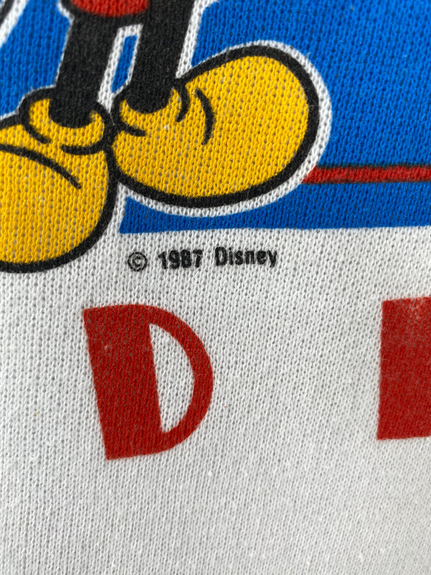 1987 DISNEY MICKEY Made in USA Size XL Vintage Sweat-shirt / A2392