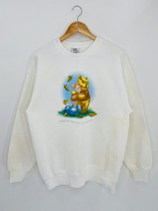 00’ Disney Pooh Made in USA Size S/M Vintage Sweat-Shirt / 5421