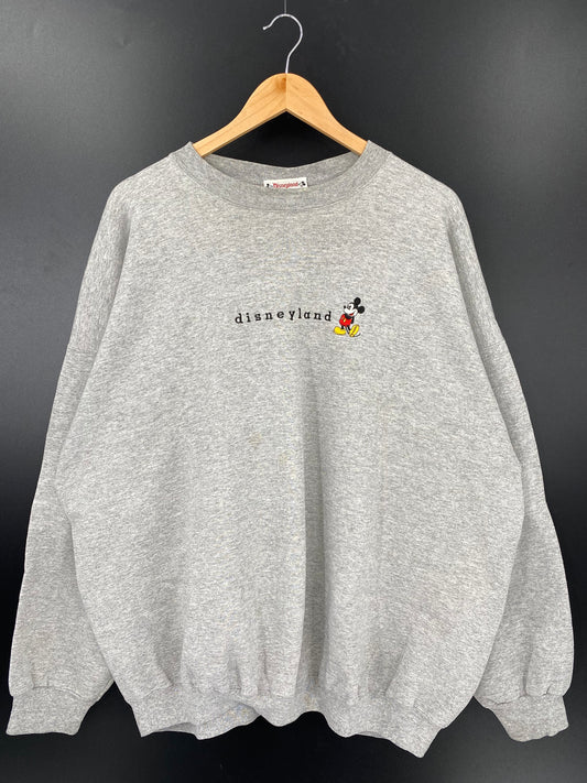 00’ DISNEY LAND MICKEY Made in USA Size XXL Vintage Sweat-shirt / K3290