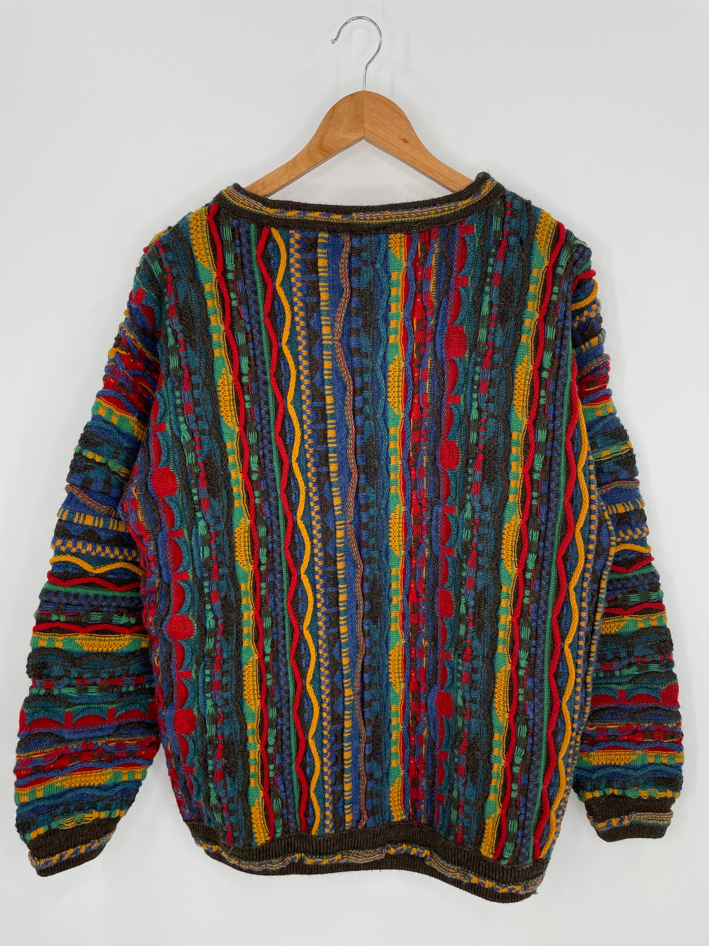 Vintage 3D COOGI- Style Size XL Knit Sweater / K1003