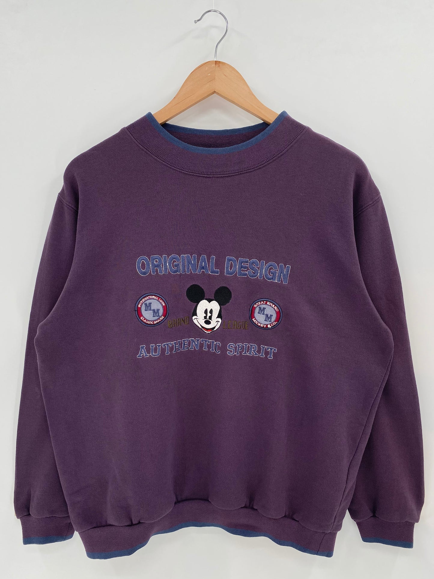 90’s DISNEY MICKEY Size M Vintage Sweat-shirt / A4091