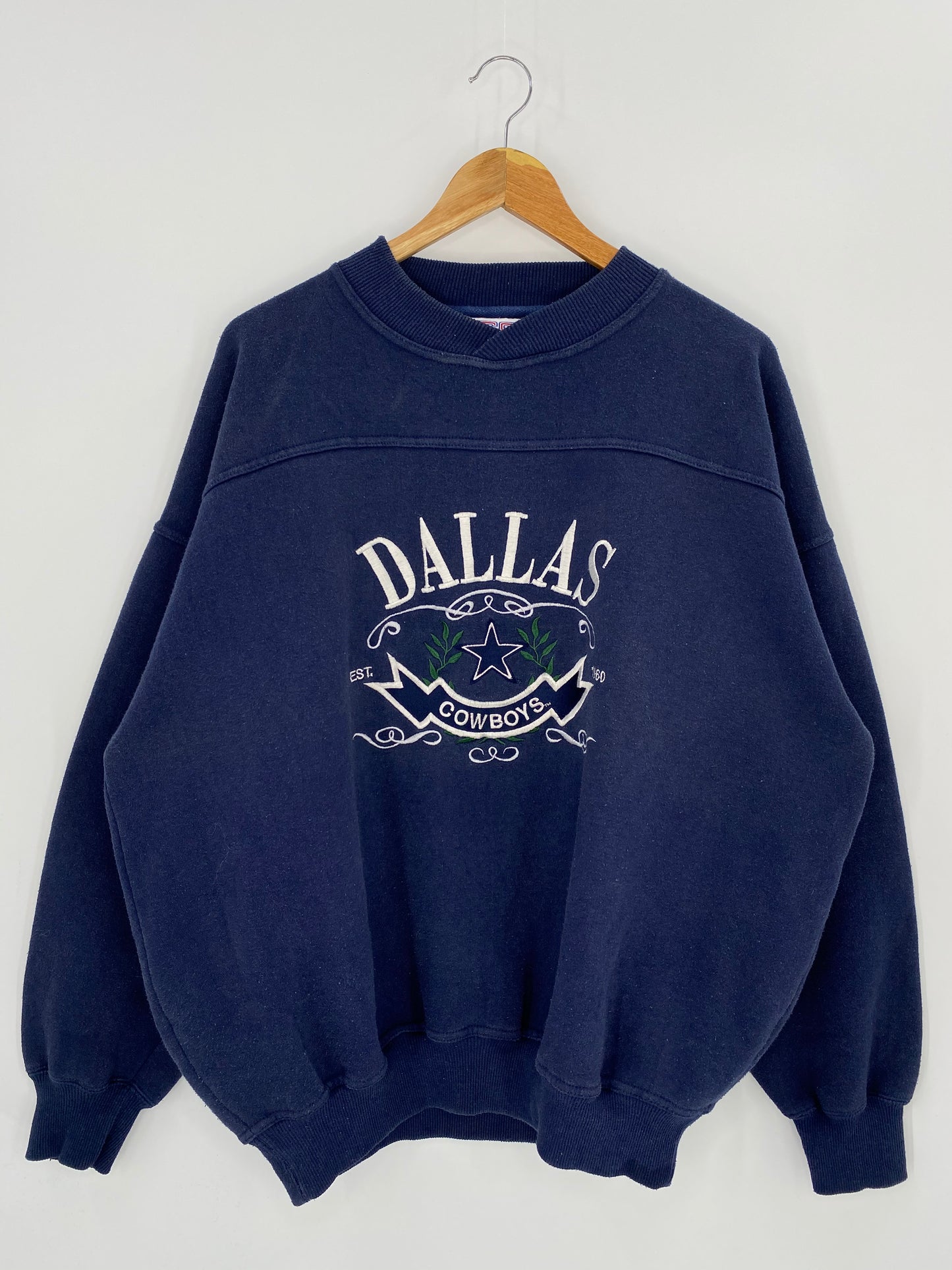 00’ DALLAS COWBOYS Size XL Vintage NFL Sweat-shirt / 8643