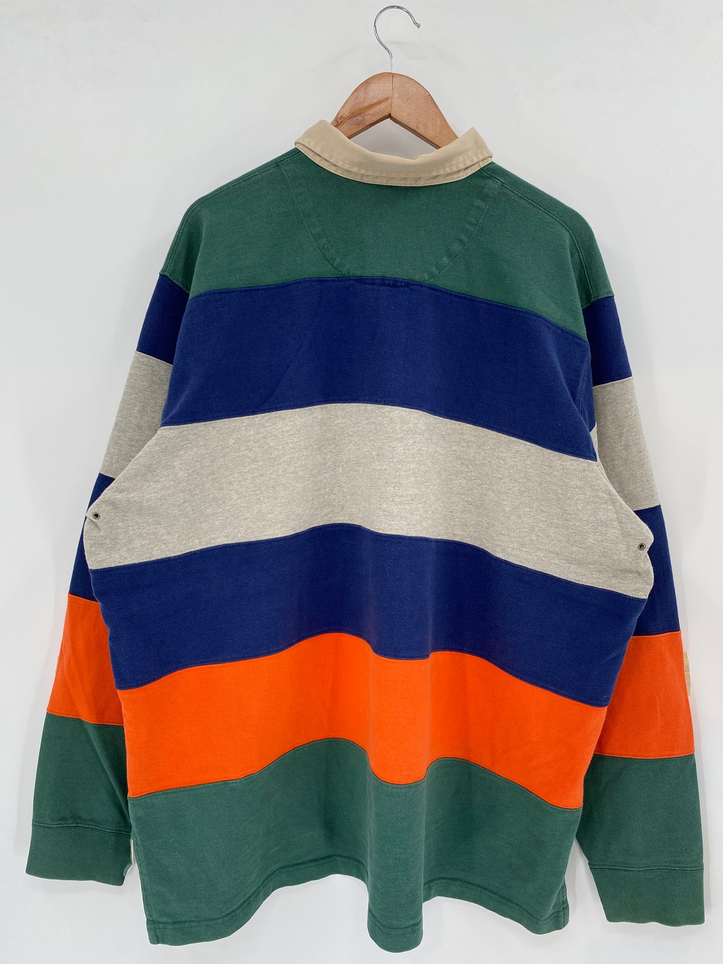 90’s POLO RALPH LAUREN Size XXL Vintage Rugby-Shirt / K2038
