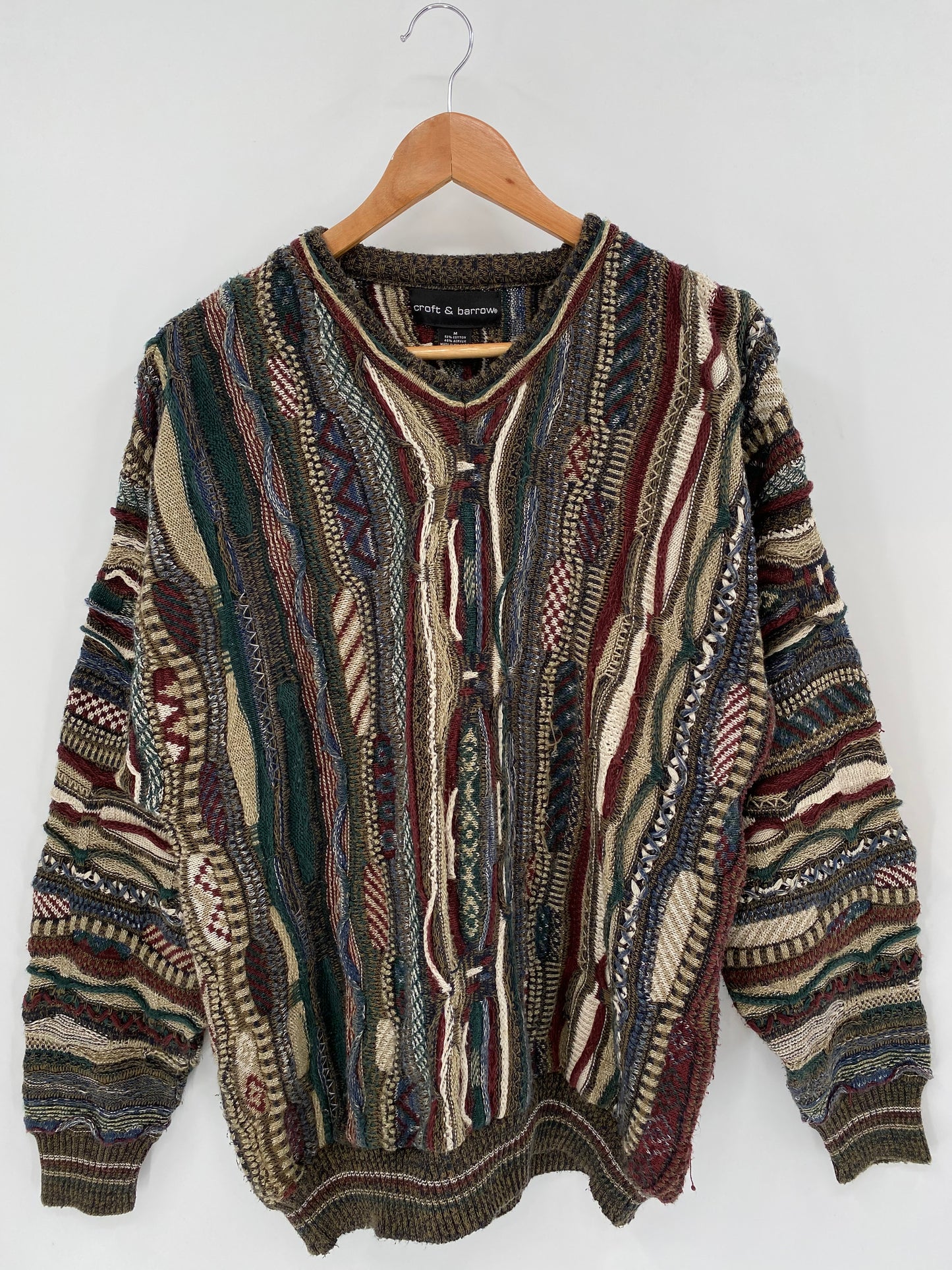 Vintage 3D COOGI- Style Size M Knit Sweater / K3686