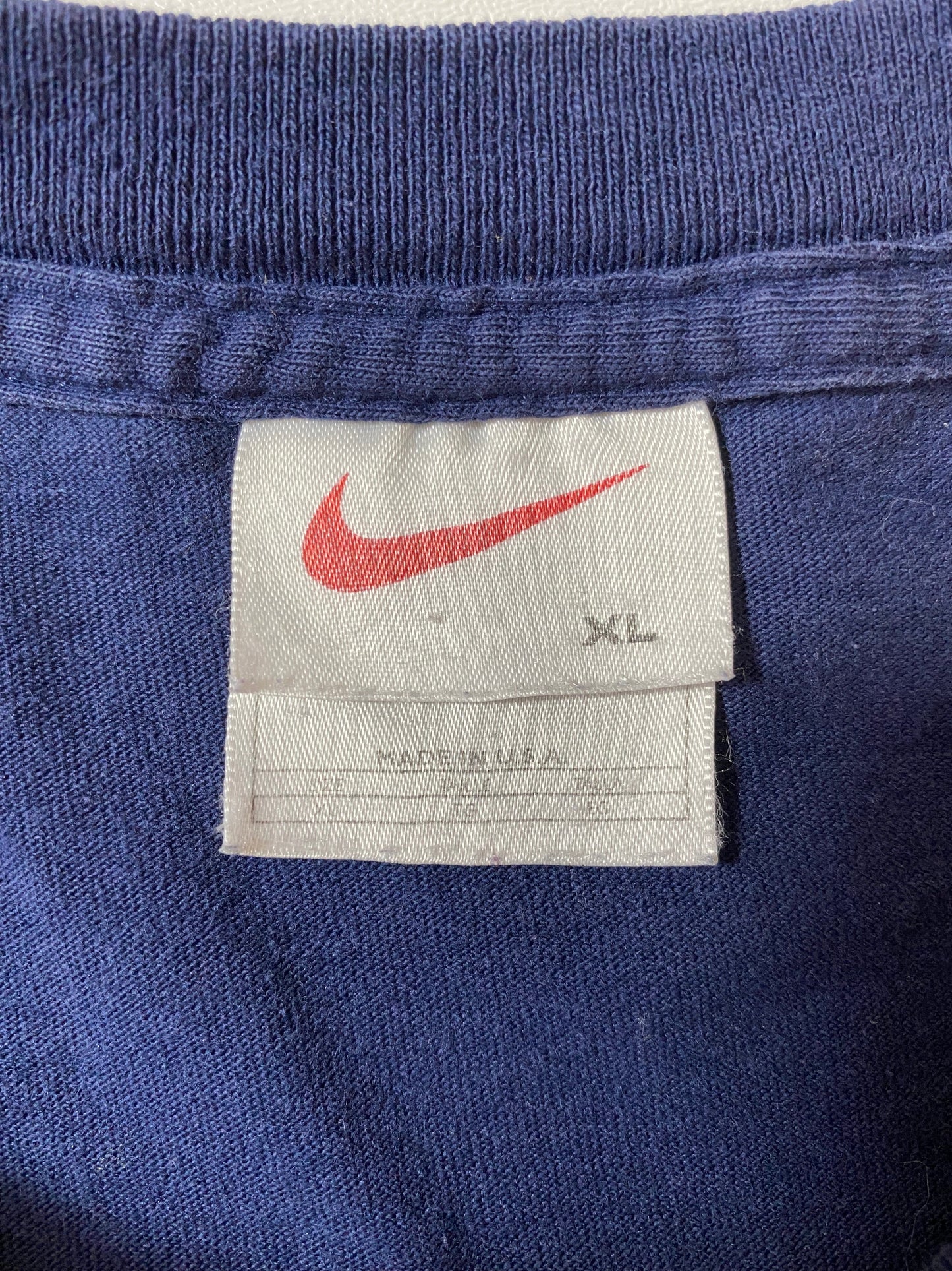 90’s NIKE CENTER SWOOSH Made in USA Size XL Vintage Long Sleeve T-Shirts / A1064