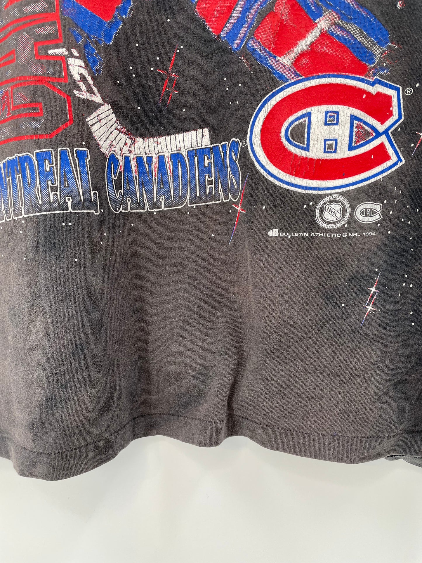 1994’ MONTREAL CANDIENS Size One Size (Approx.XL) Vintage NHL T- Shirt / K2900
