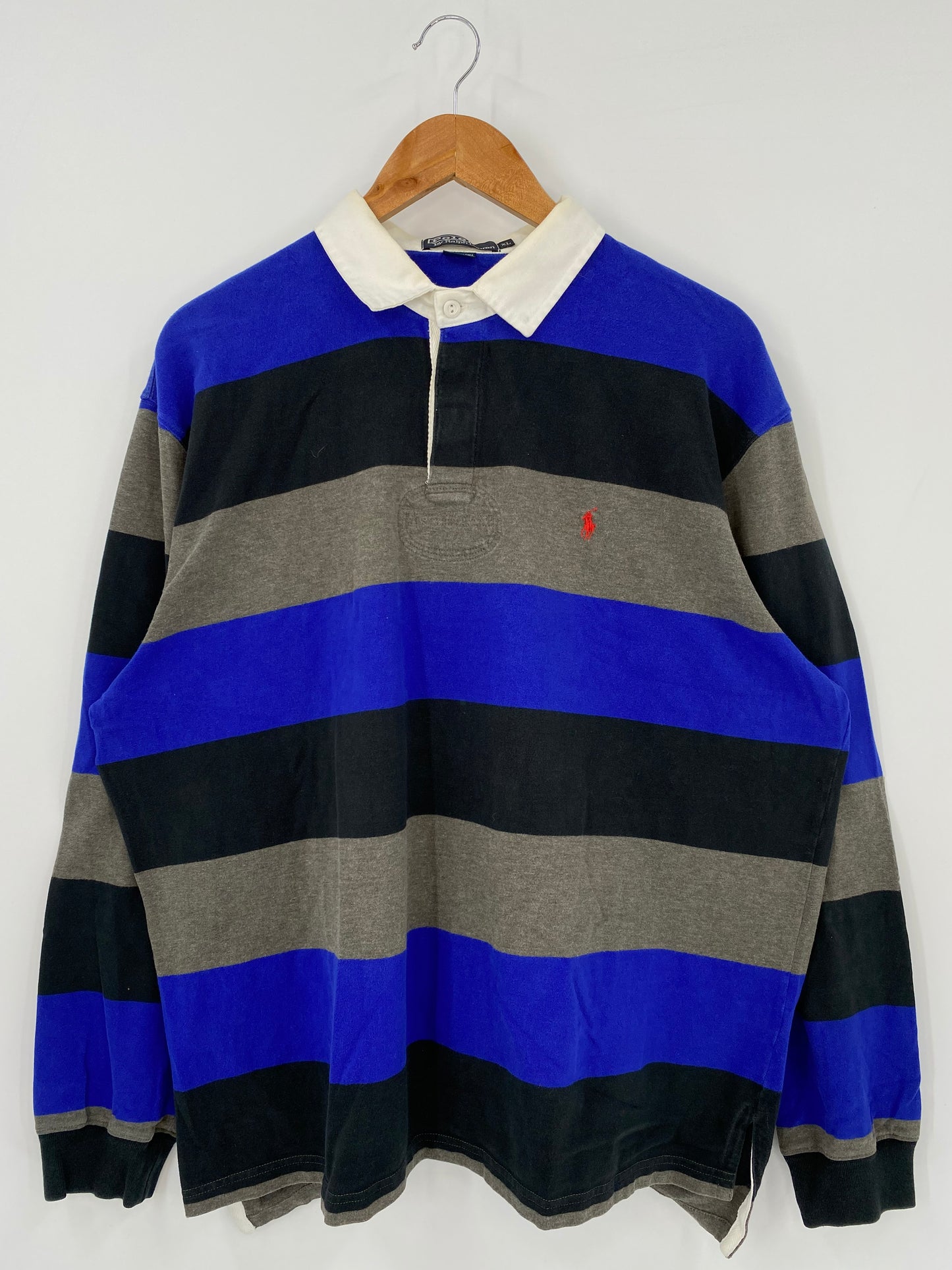 90’s POLO RALPH LAUREN Size XL Vintage Rugby-Shirt / K3539