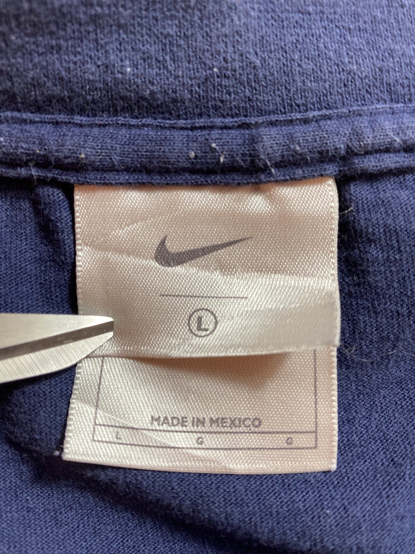 90’s NIKE Center Swoosh Size L Vintage Long Sleeve T-shirt / 8461