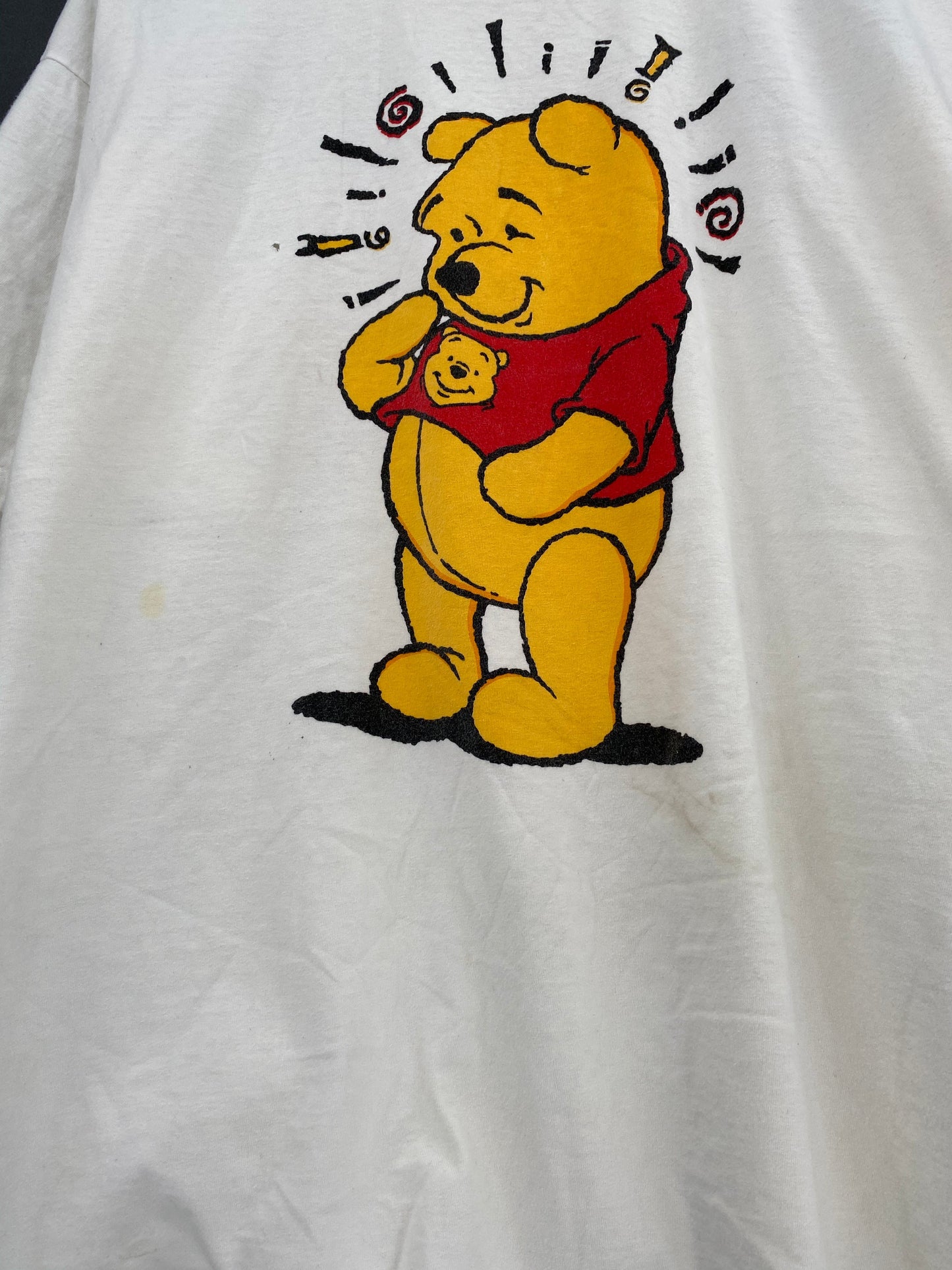 90’s DISNEY POOH Made in USA Size XL Vintage T-shirt/ K8505