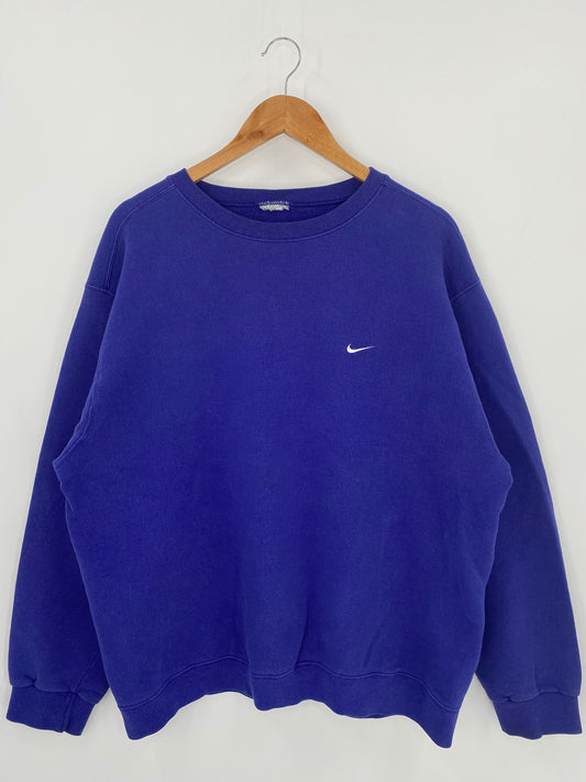 90’s NIKE MINI SWOOSH Size No tag (Approx.L) Sweat-shirt / K383