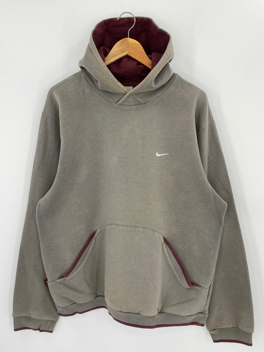 00’ NIKE Mini Swoosh Size L Vintage Hoodie Sweat-shirt / 7966