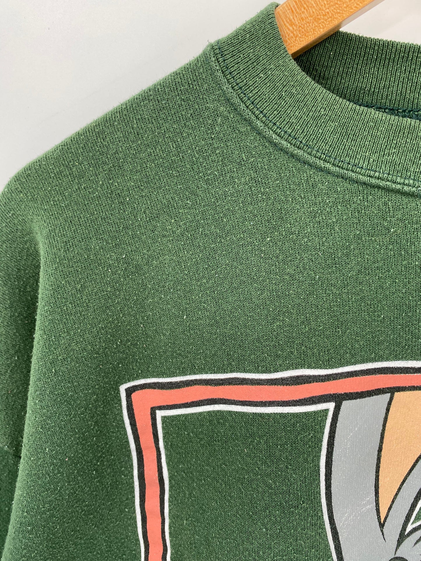 .1995 LOONEY TUNES BUGS BUNNY Size No tag (Approx.XL) Vintage Sweat-shirt / E5882S
