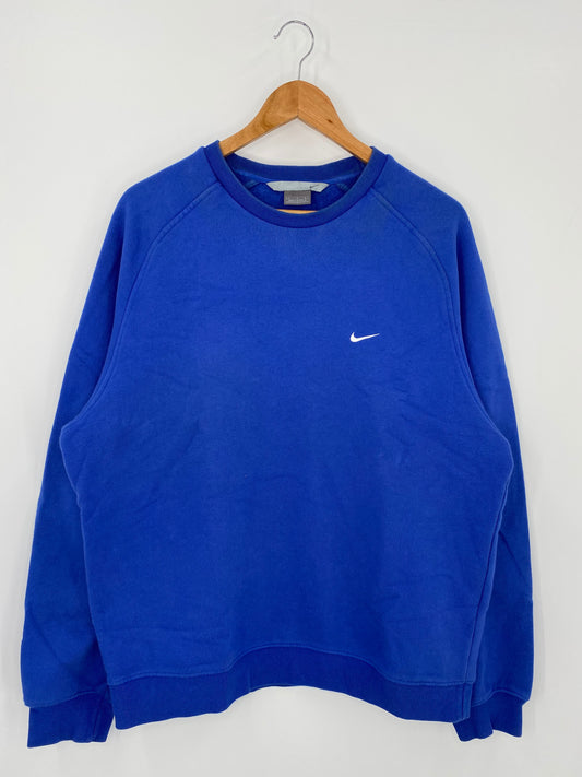 00’ NIKE MINI SWOOSH Size L Vintage Sweat- Shirt / K1199