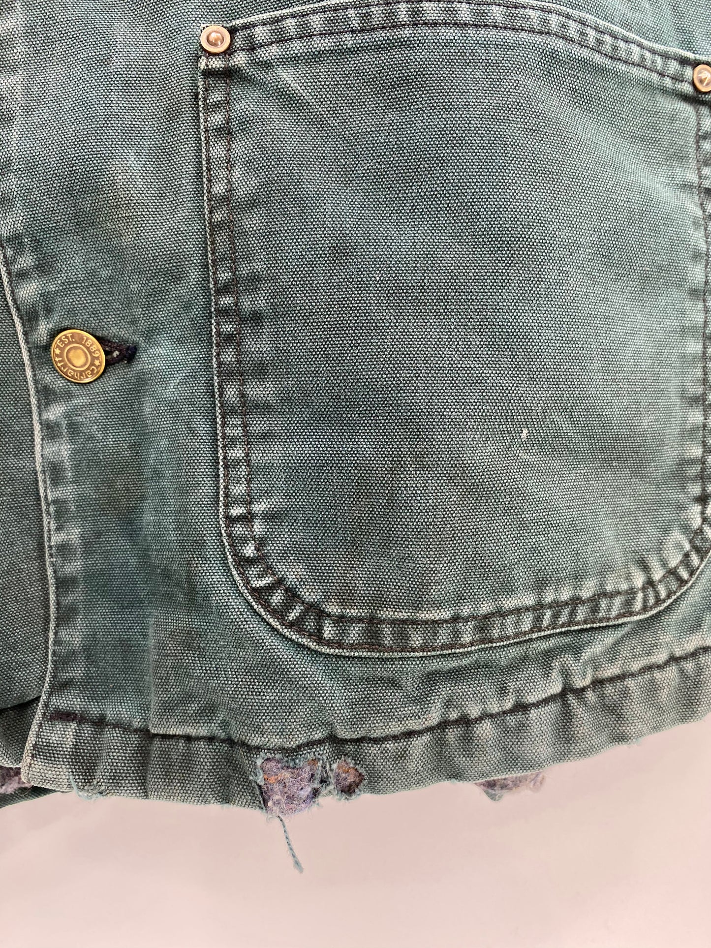 Vintage CARHARTT Size Approx.XL Duck Jacket / E3660J