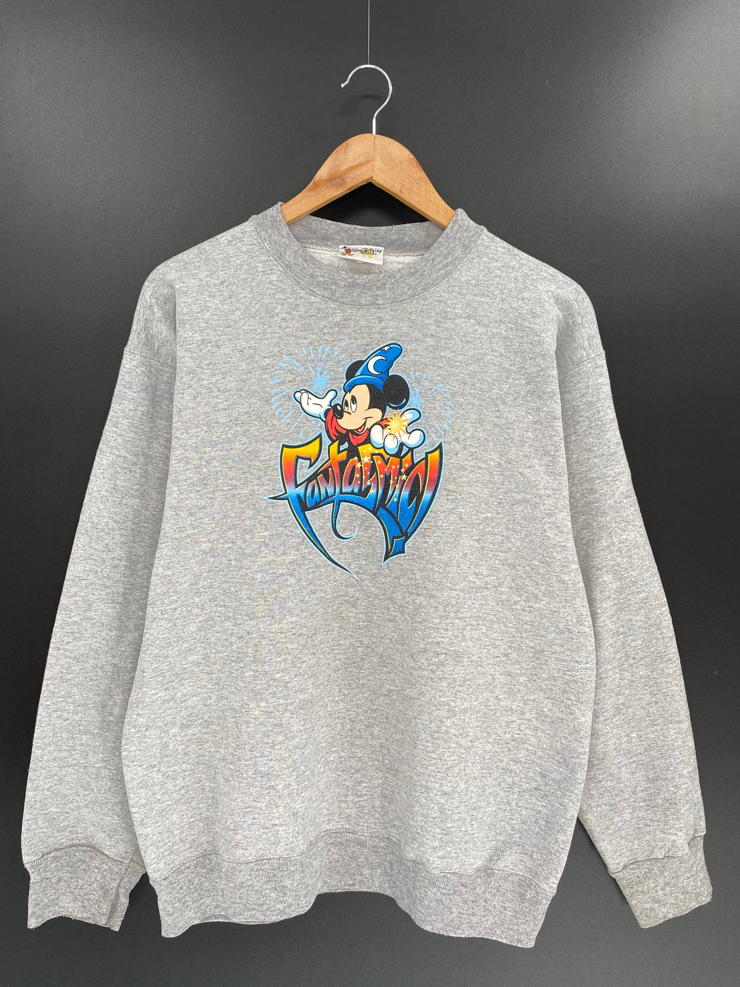 00’ DISNEY FANTASMIC Made in USA Size M Vintage Sweat-shirt / K8330
