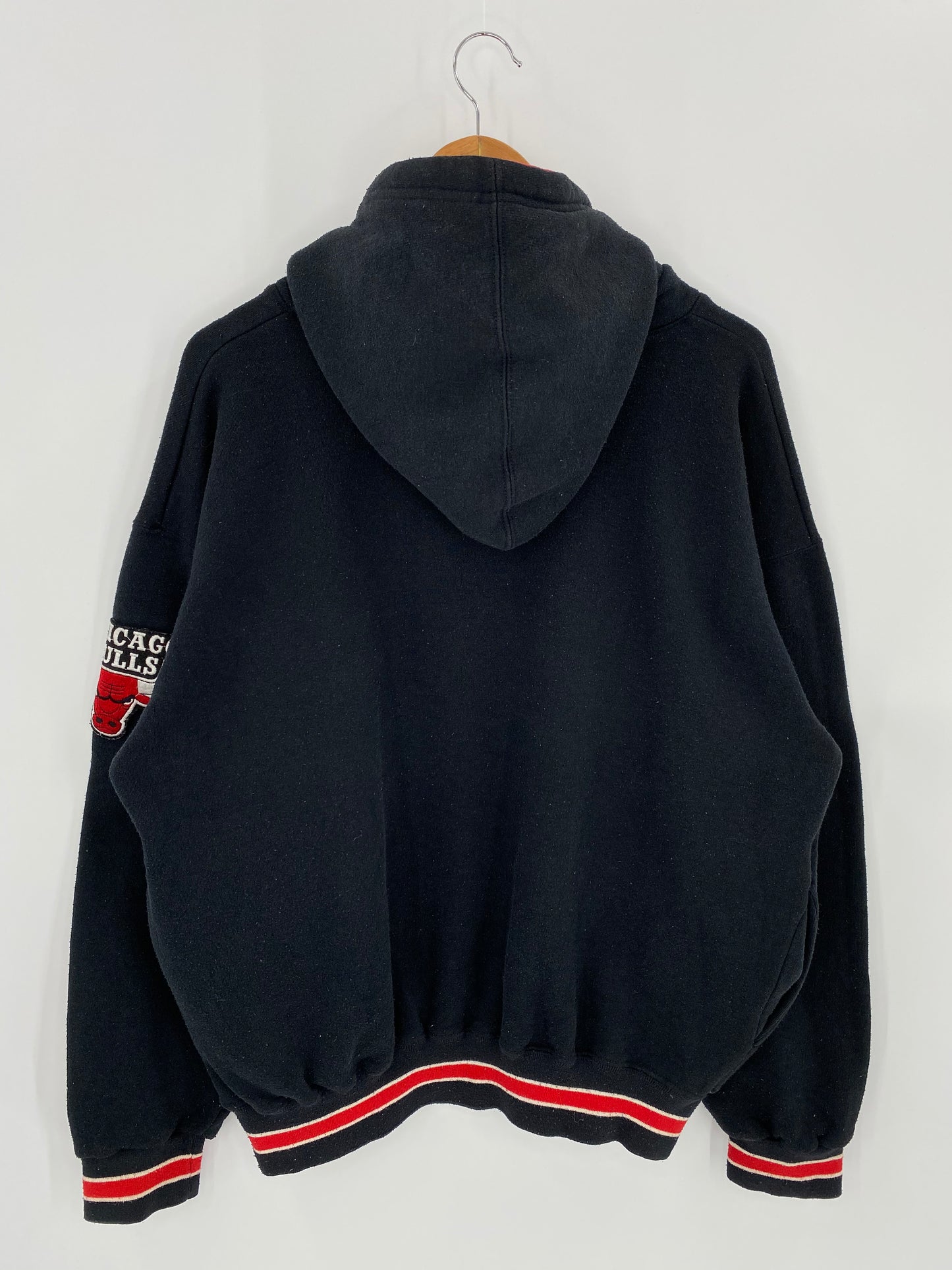 90’s STARTER CHICAGO BULLS Size L Vintage Hoodie Sweat-shirt / 7153