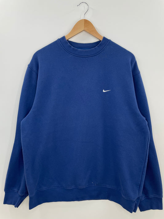 00’ NIKE MINI SWOOSH Size L Vintage Sweat-shirt / K2084