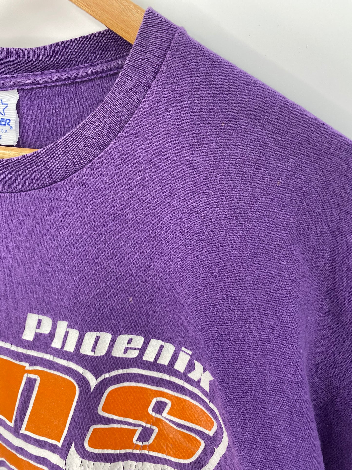 90’s STARTER PHOENIX SUNS Made in USA Size L Vintage NBA T-Shirt / 9295
