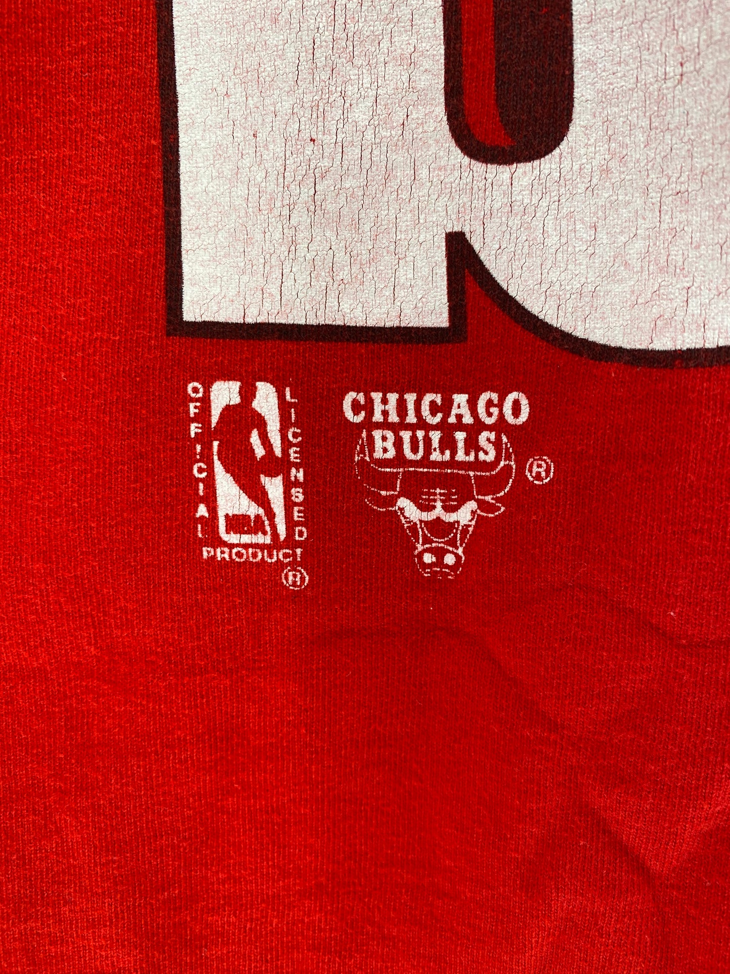 1993’ CHICAGO BULLS Made in USA Size L Vintage NBA T-shirt /  k314
