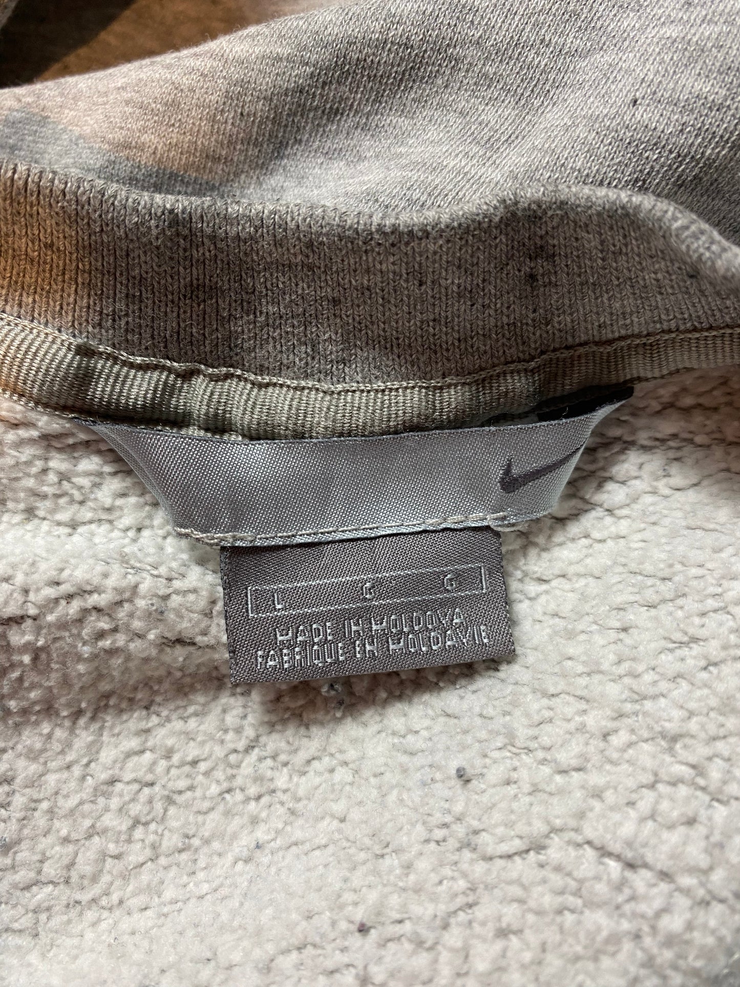 00' NIKE MINI SWOOSH Size L Vintage Sweat-Shirt / A9088