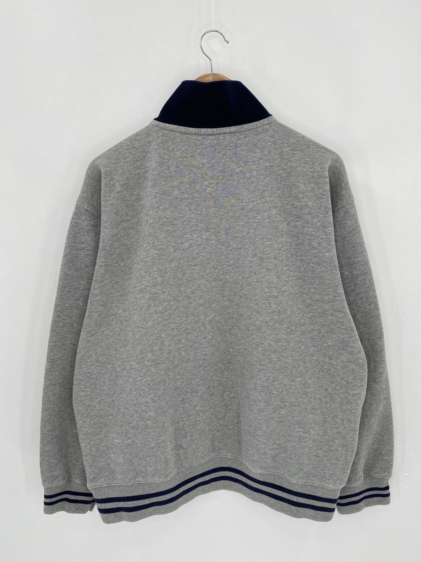 00' WARNER BROS. Half-Zip Size L Vintage Sweat-shirt / K5373