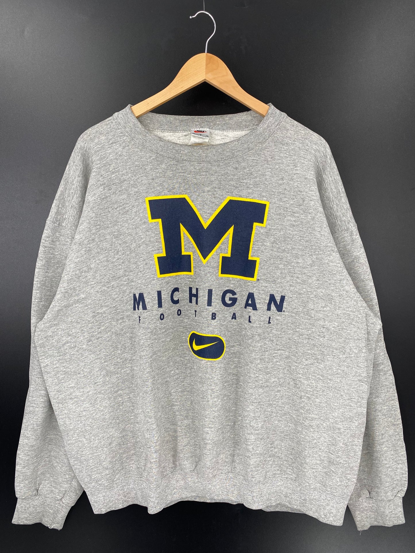 90’s NIKE MICHIGAN Made in USA Size XL Vintage Sweat-Shirts / K2850