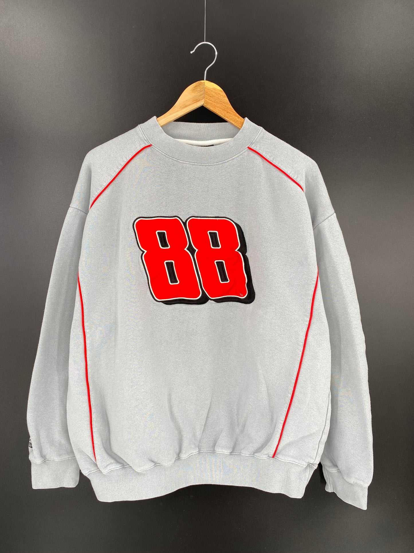 NASCAR 88 DALE JR Size L Vintage Racing Sweat-shirt / 8960