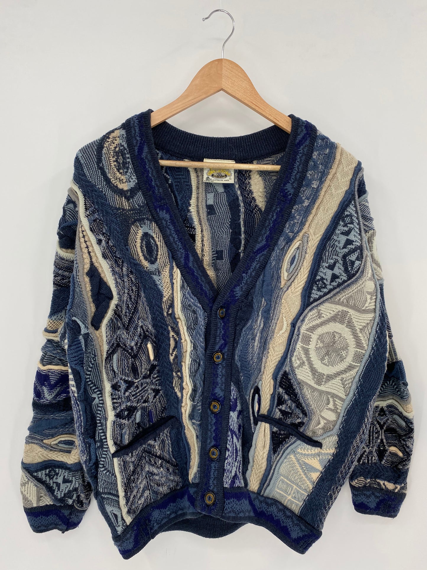 Vintage 3D COOGI- Style Size L Knit Sweater / K2786