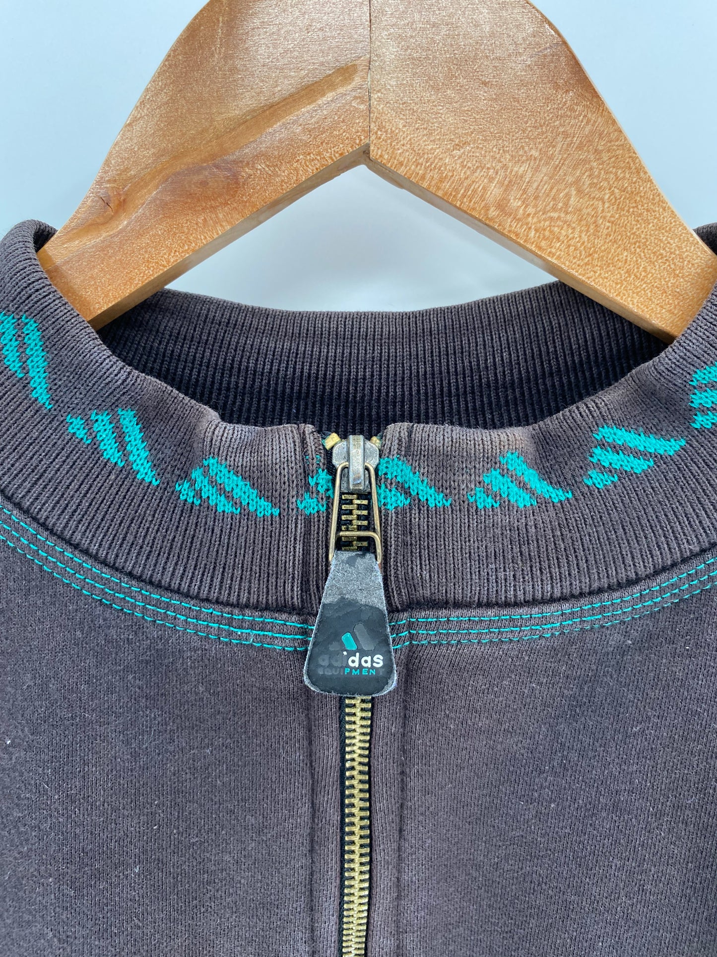 90’s ADIDAS EQUIPMENT Size M Vintage Half-zip Sweat shirt / K127