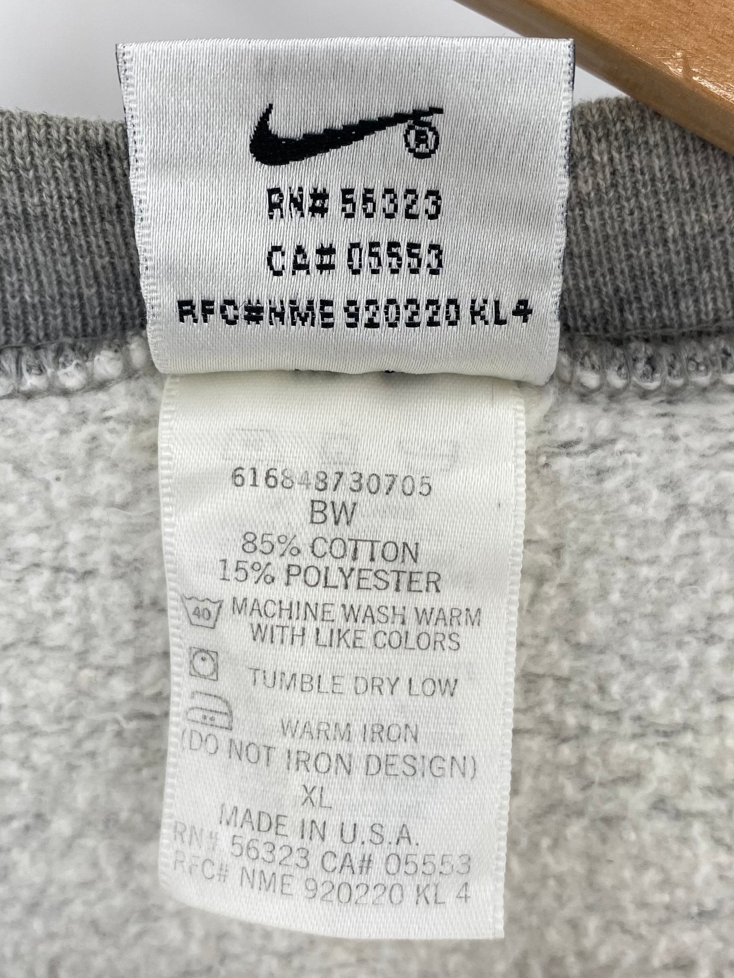 90’s NIKE Made in USA Size XL Vintage Sweat-shirt / 7521