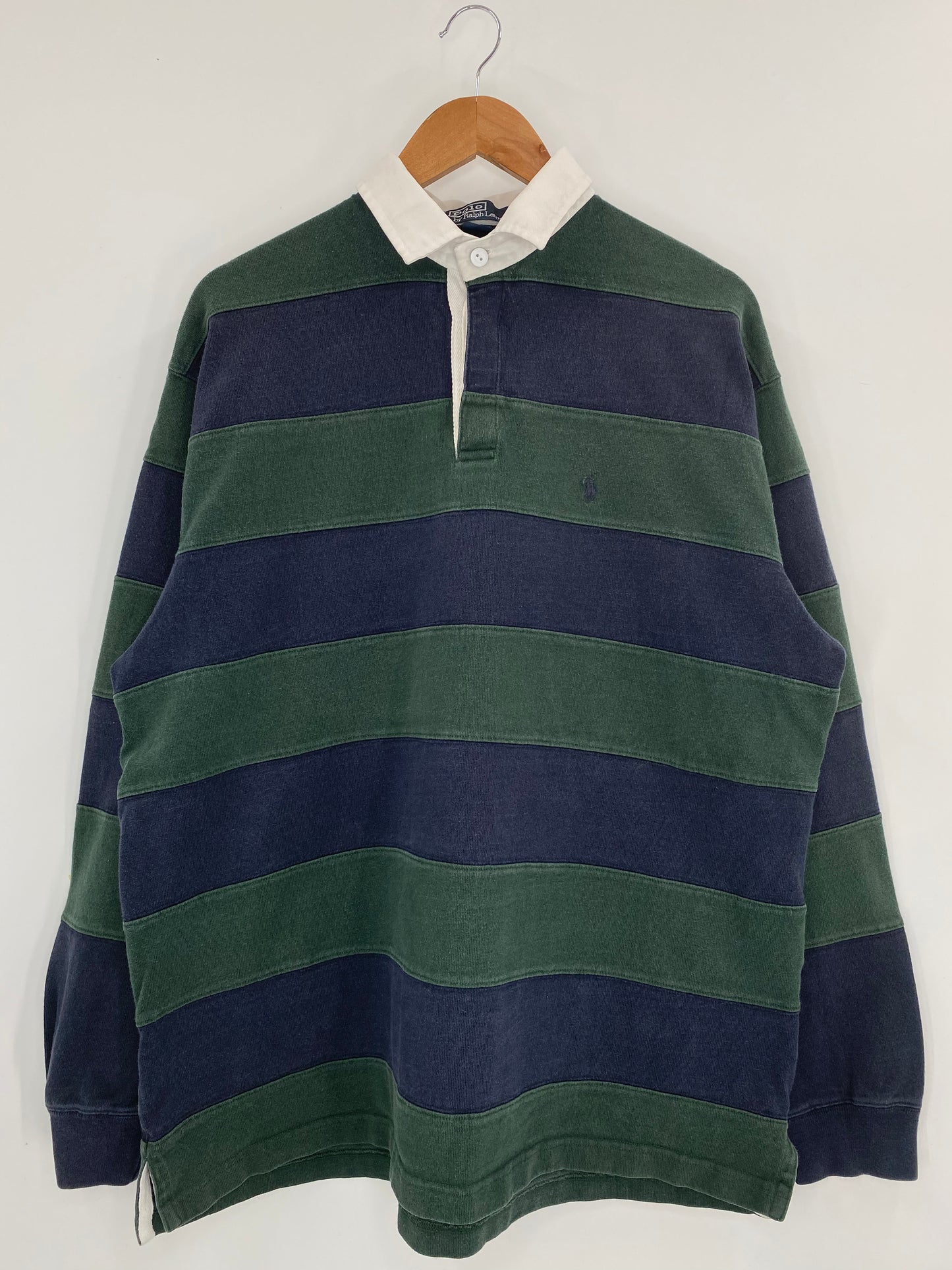 90’s POLO RALPH LAUREN Size L Vintage Rugby-Shirt / K3994