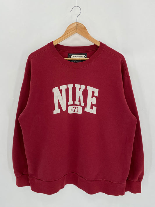90’s NIKE Size L Vintage Sweat-Shirt  / 6450