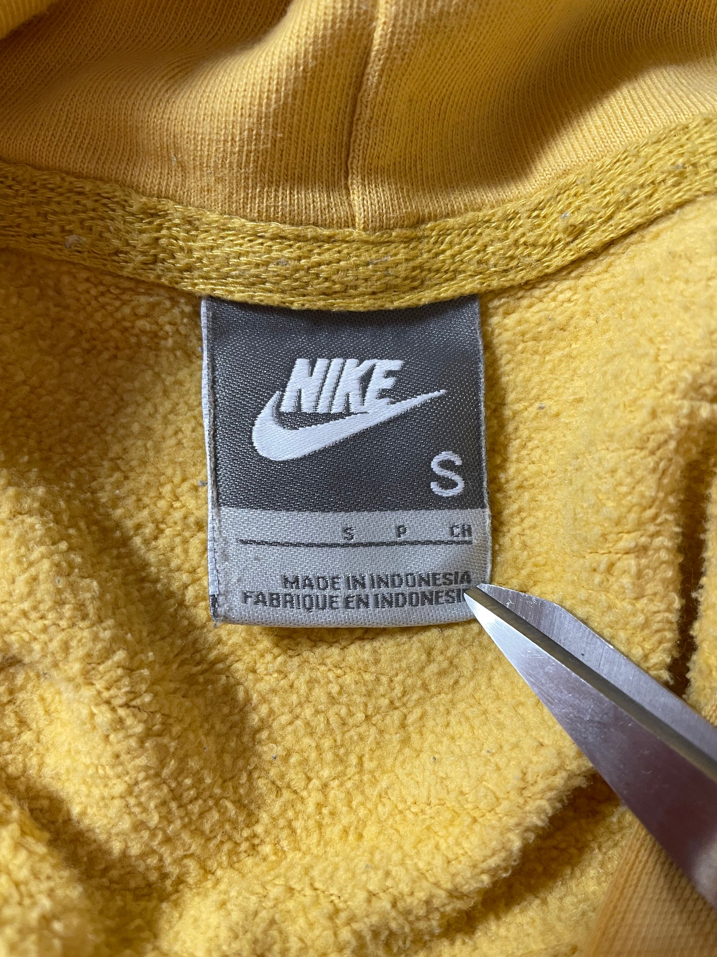 00’ NIKE MINI SWOOSH Size S Vintage Hoodie Sweat-shirt / K505