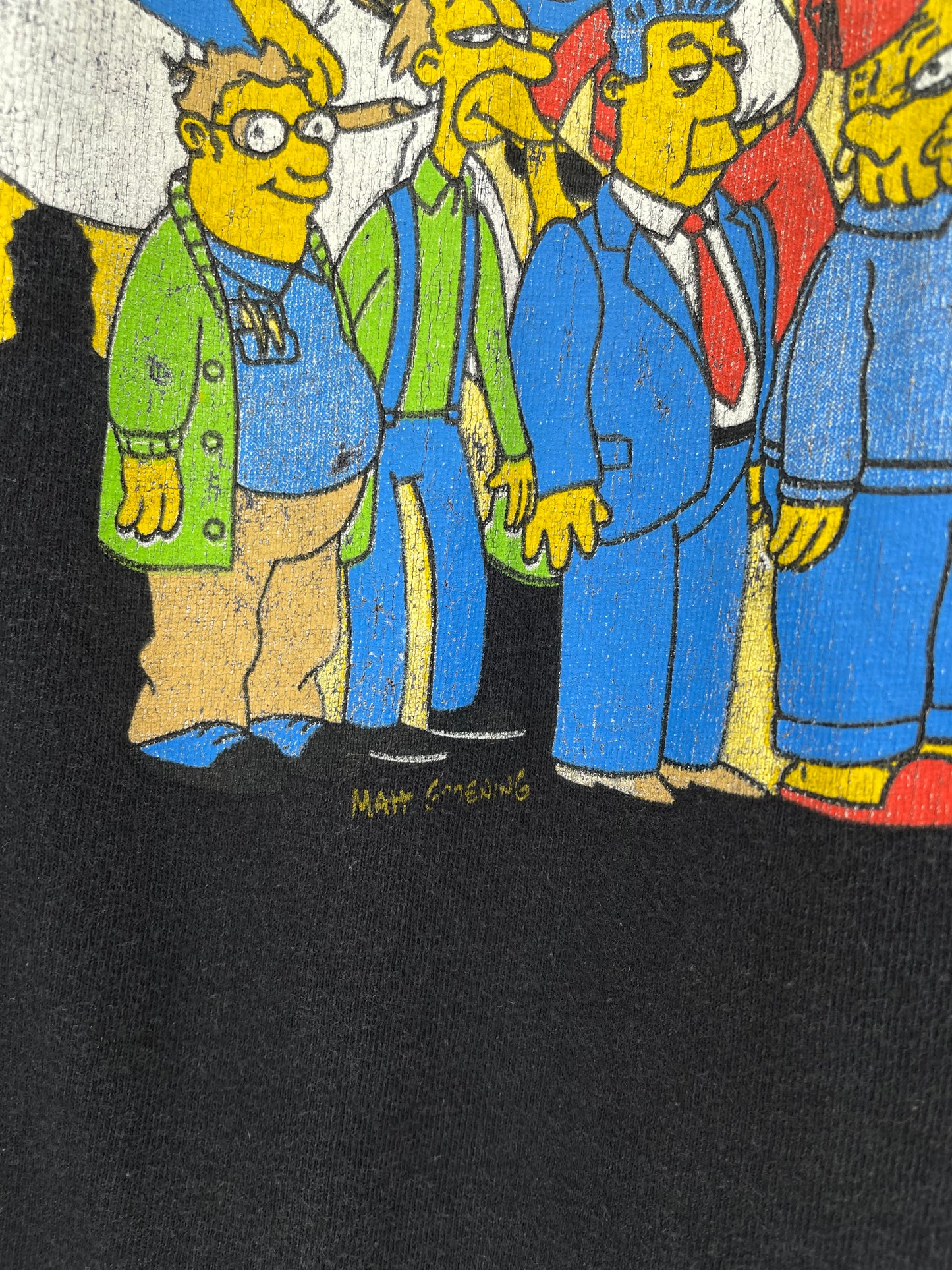 2007 THE SIMPSONS Size XXL Vintage T-Shirt / 9682