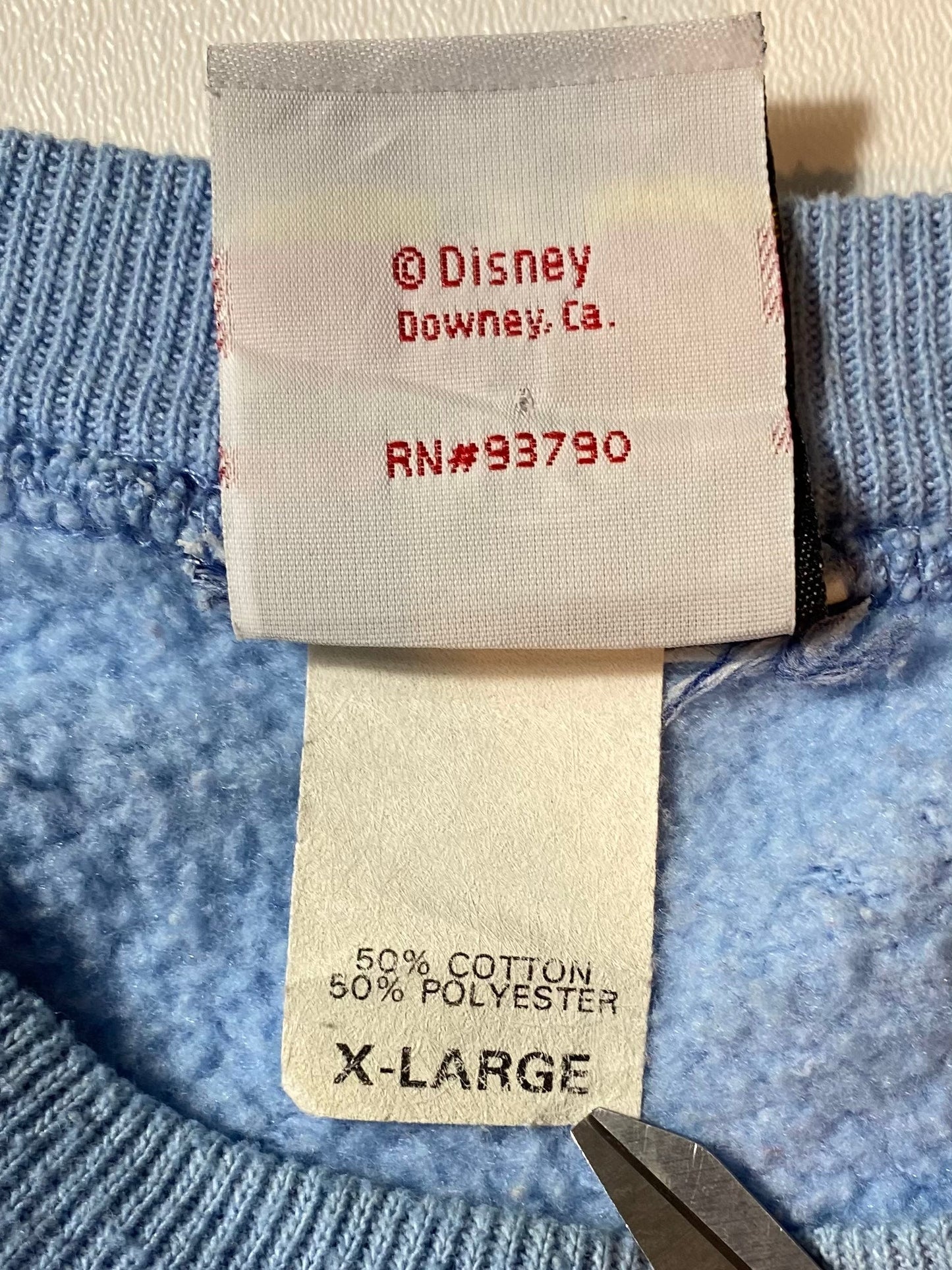 90’s DISNEY MICKEY Size XL Vintage Sweat-shirt / K7020