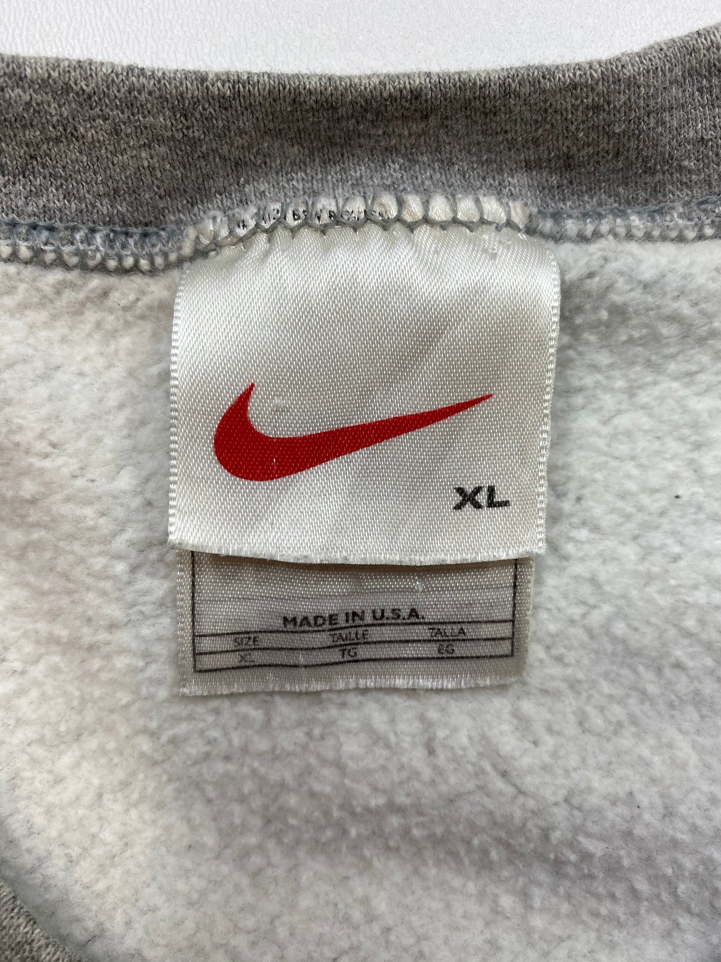 90’s NIKE Made in USA Size XL Vintage Hoodie Sweat-Shirt / 5415