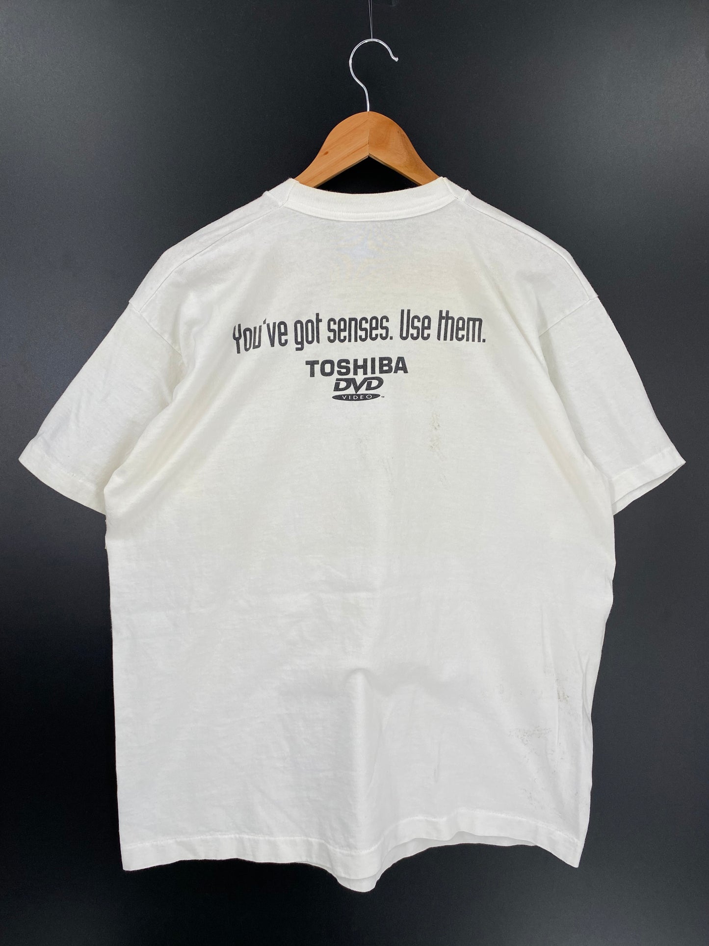 90’s Toshiba DVD Made in USA Size XL Vintage T-Shirt / k1782