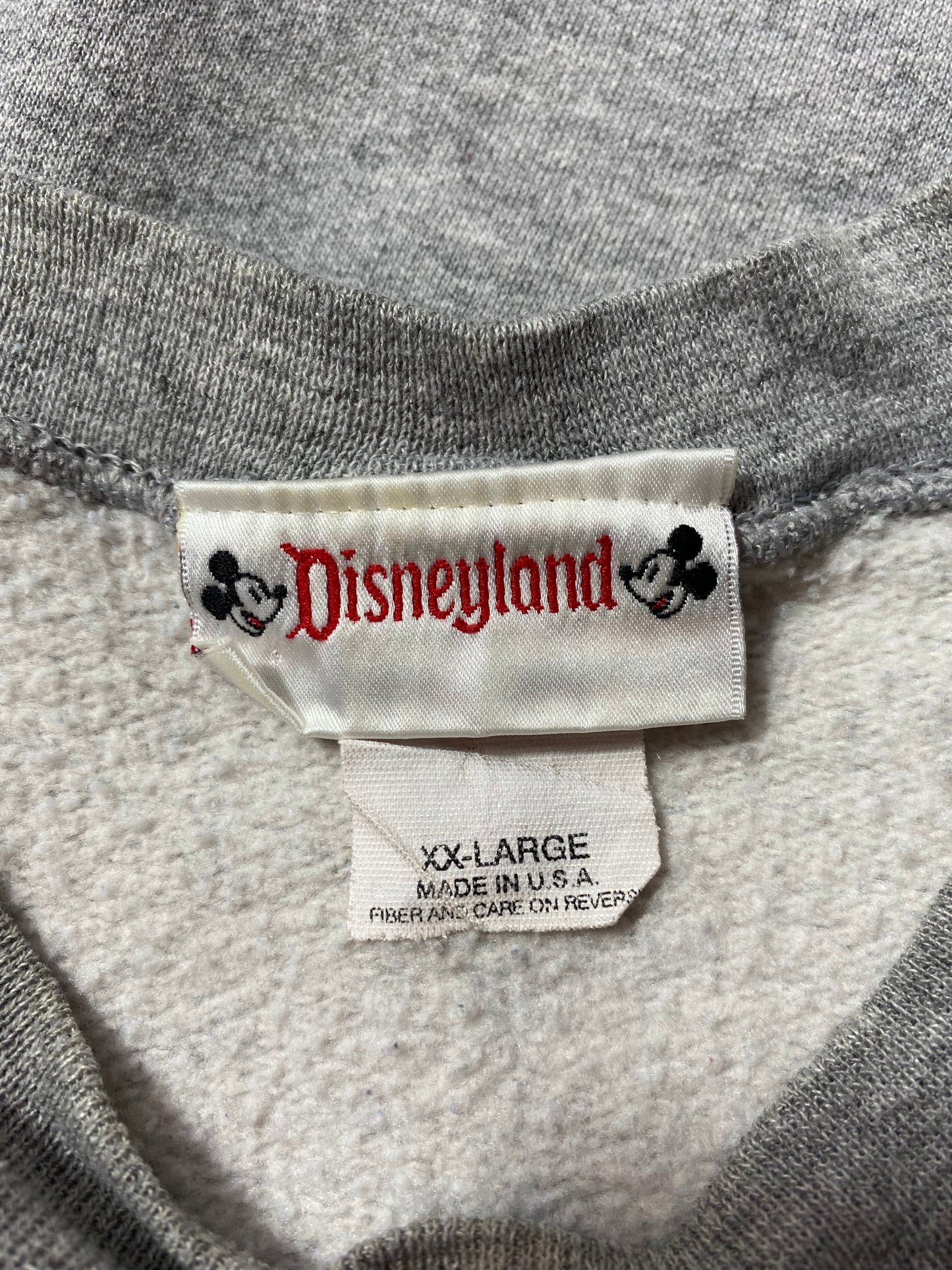 00’ DISNEY LAND MICKEY Made in USA Size XXL Vintage Sweat-shirt / K3290