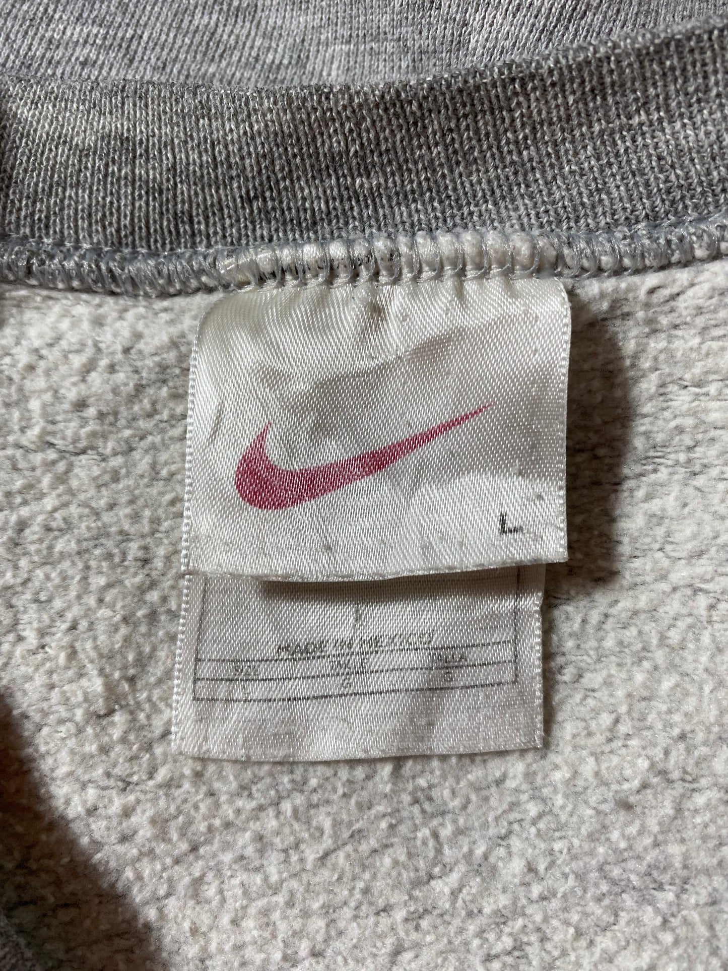 90's NIKE MINI SWOOSH Size L Vintage Sweat-shirt / K2207