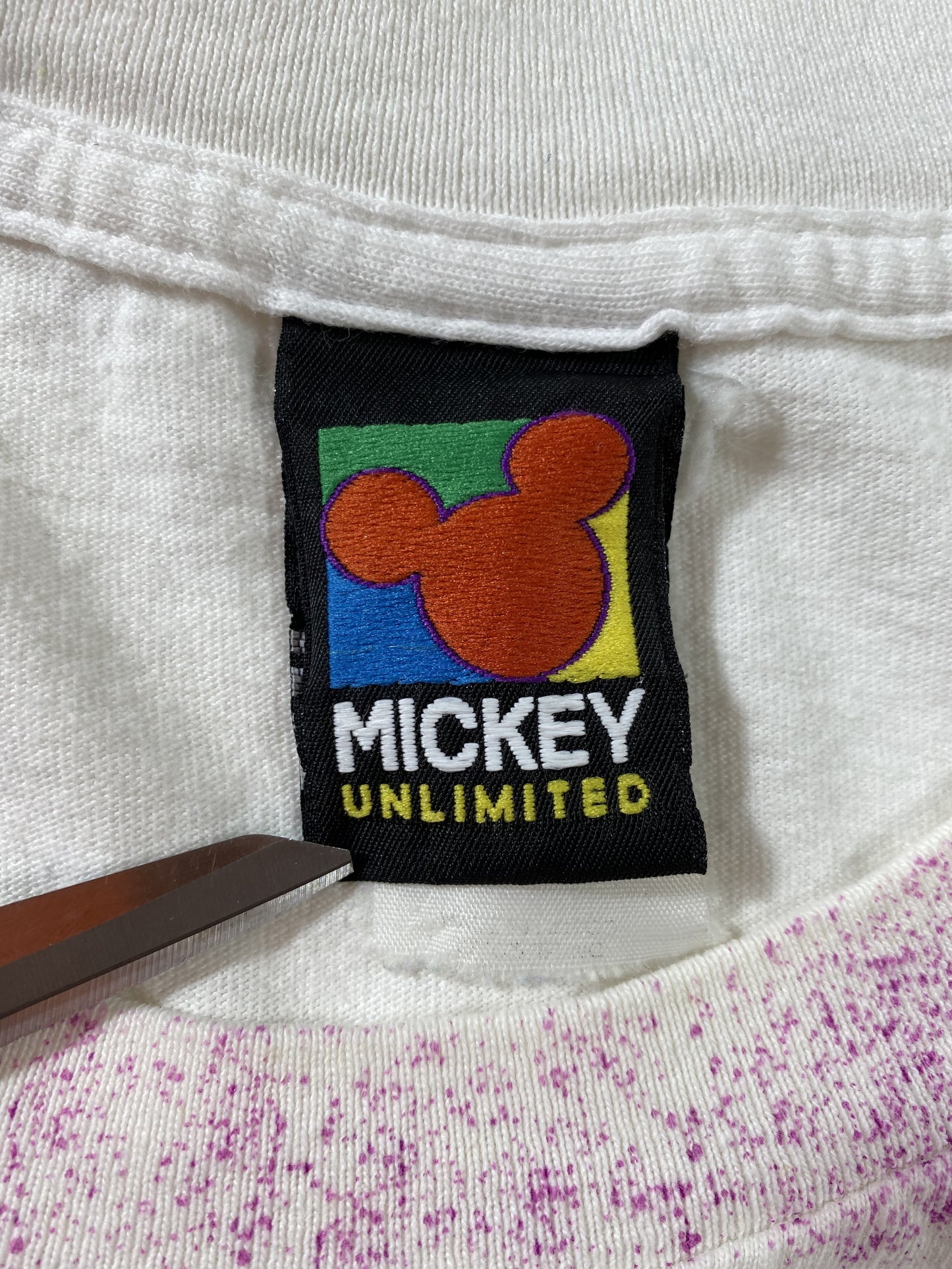 90’s Disney Mickey Size Approx. XL Vintage  T-Shirt  / K5611