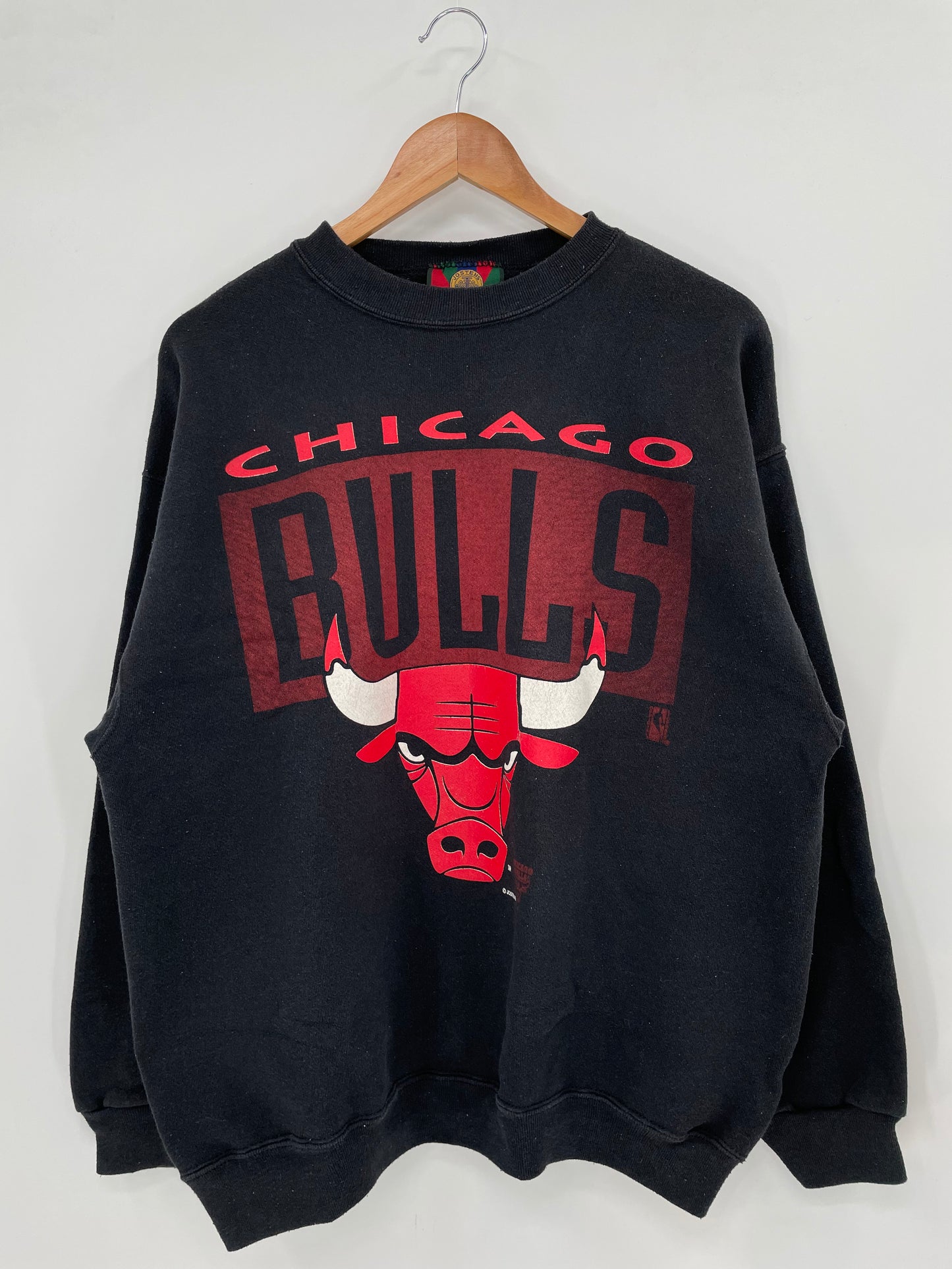 90’s CHICAGO BULLS Made in USA Size XL Vintage NBA Sweat - Shirt/ K3066