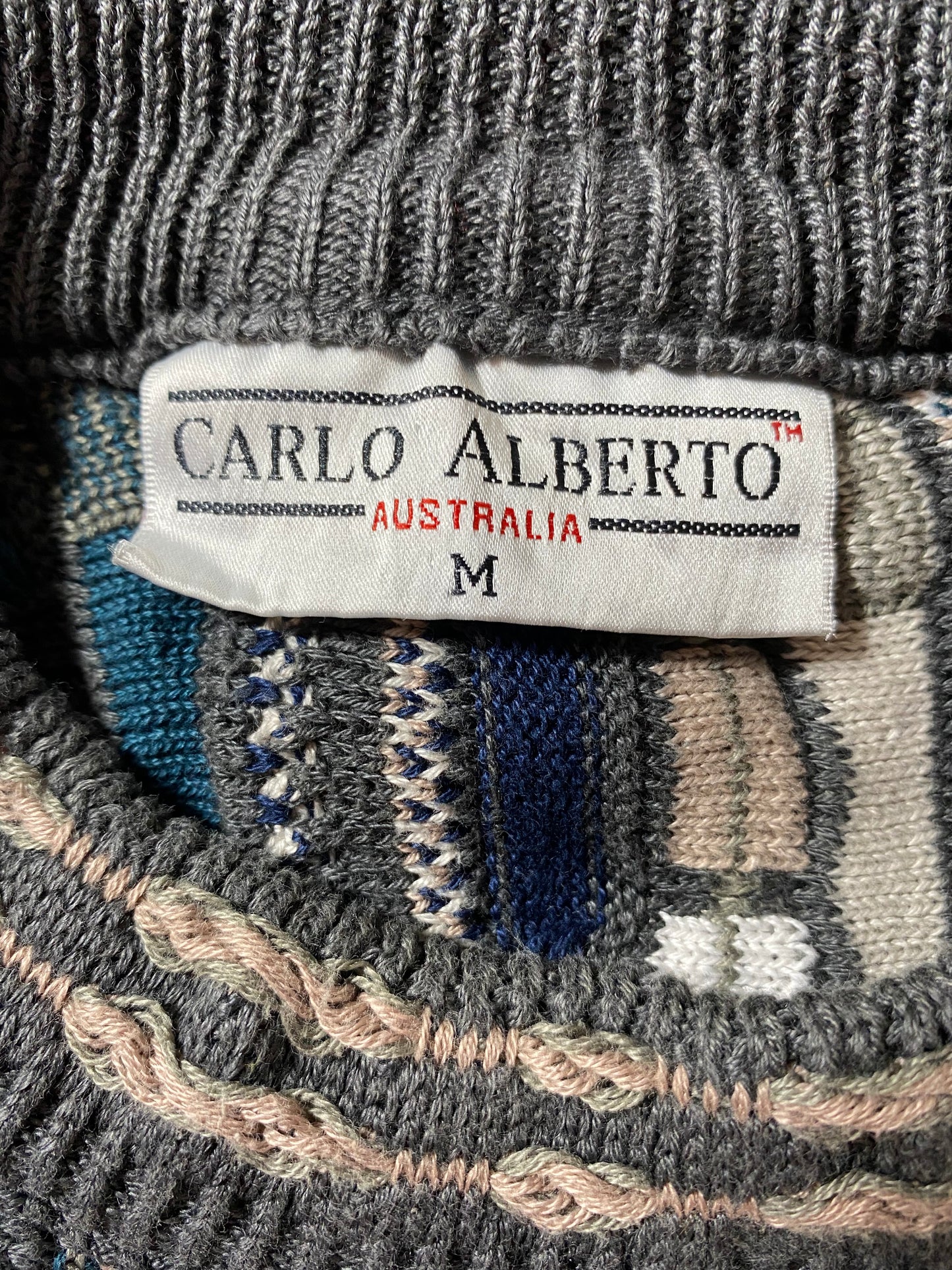 Vintage 3D COOGI- Style Size M Knit Sweater / K1291