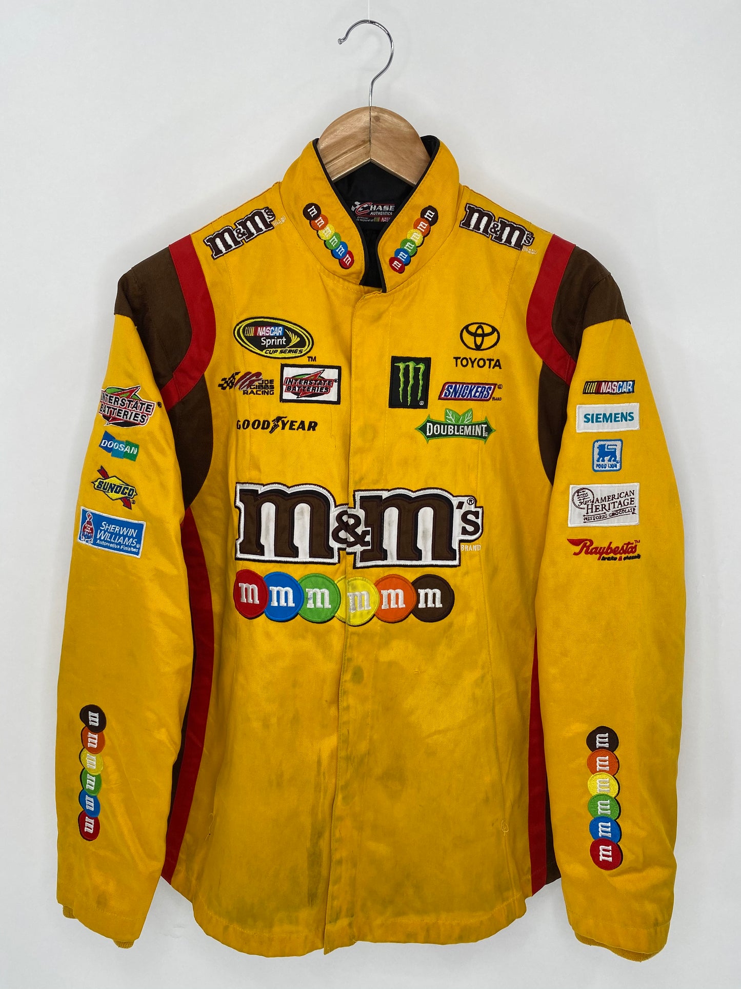 Vintage NASCAR M&M’S Size Ladies L Racing Jacket  / 5899