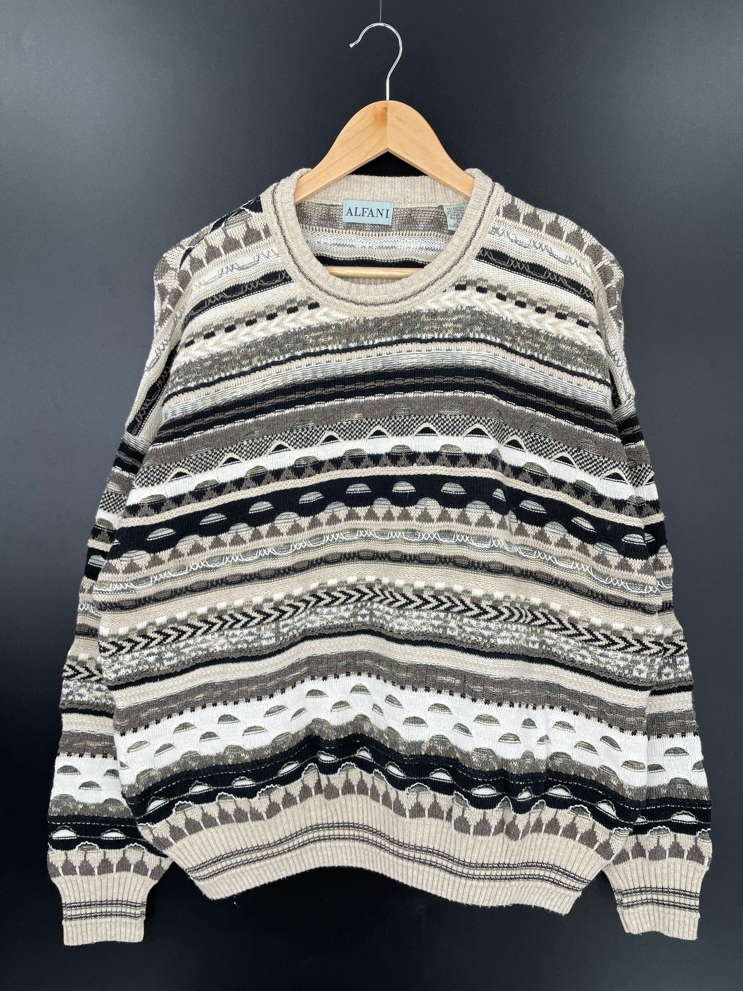 Vintage 3D COOGI Style Size XL Knit Sweater / A6716