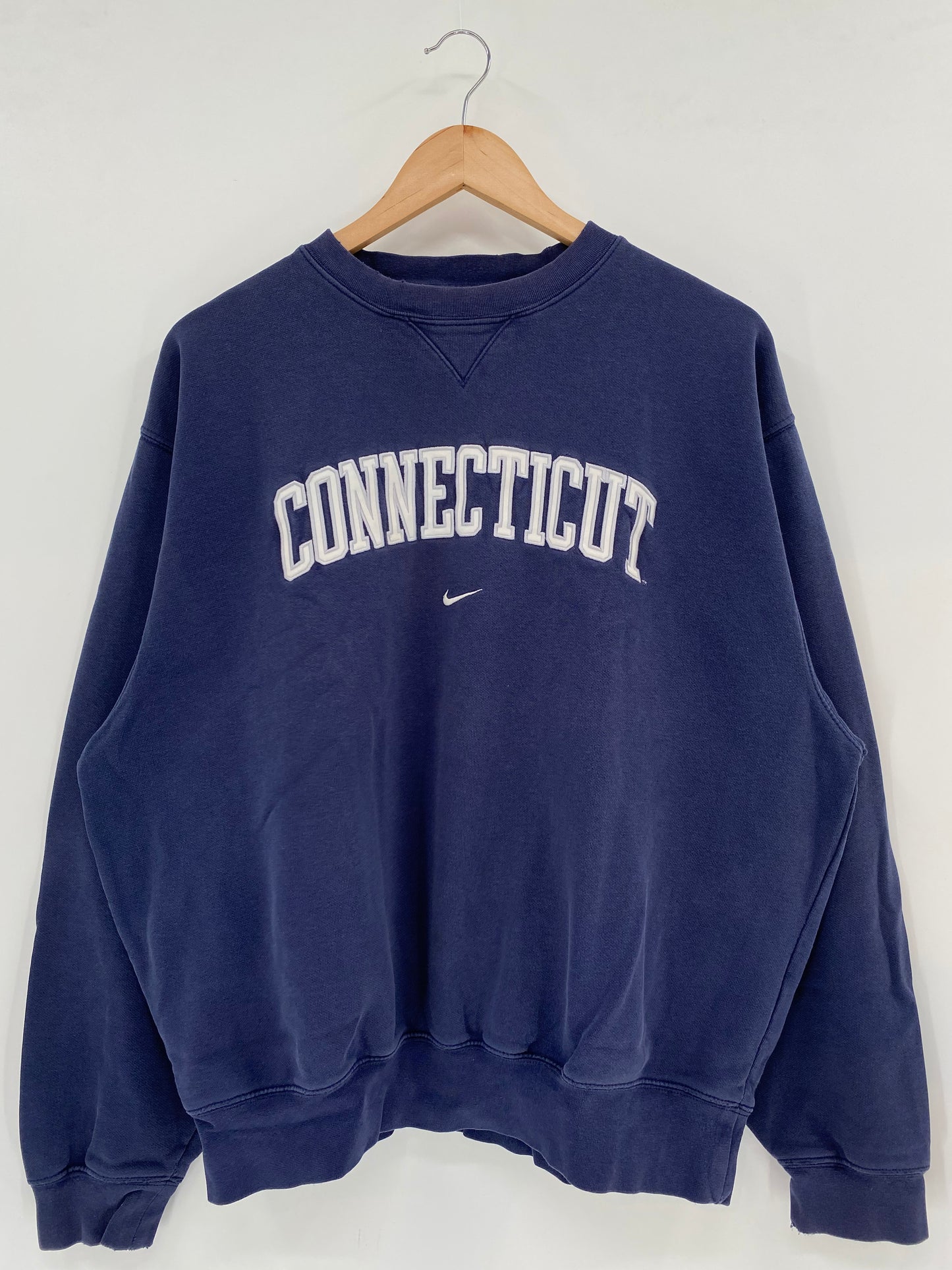 00’ NIKE CONNECTICUT Size M Vintage Sweat-shirt / K2188