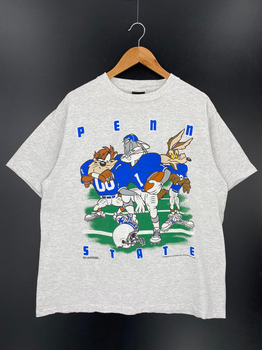 1993 LOONEY TUNES PENN STATE Made in USA Size XL Vintage T-Shirt / K9085