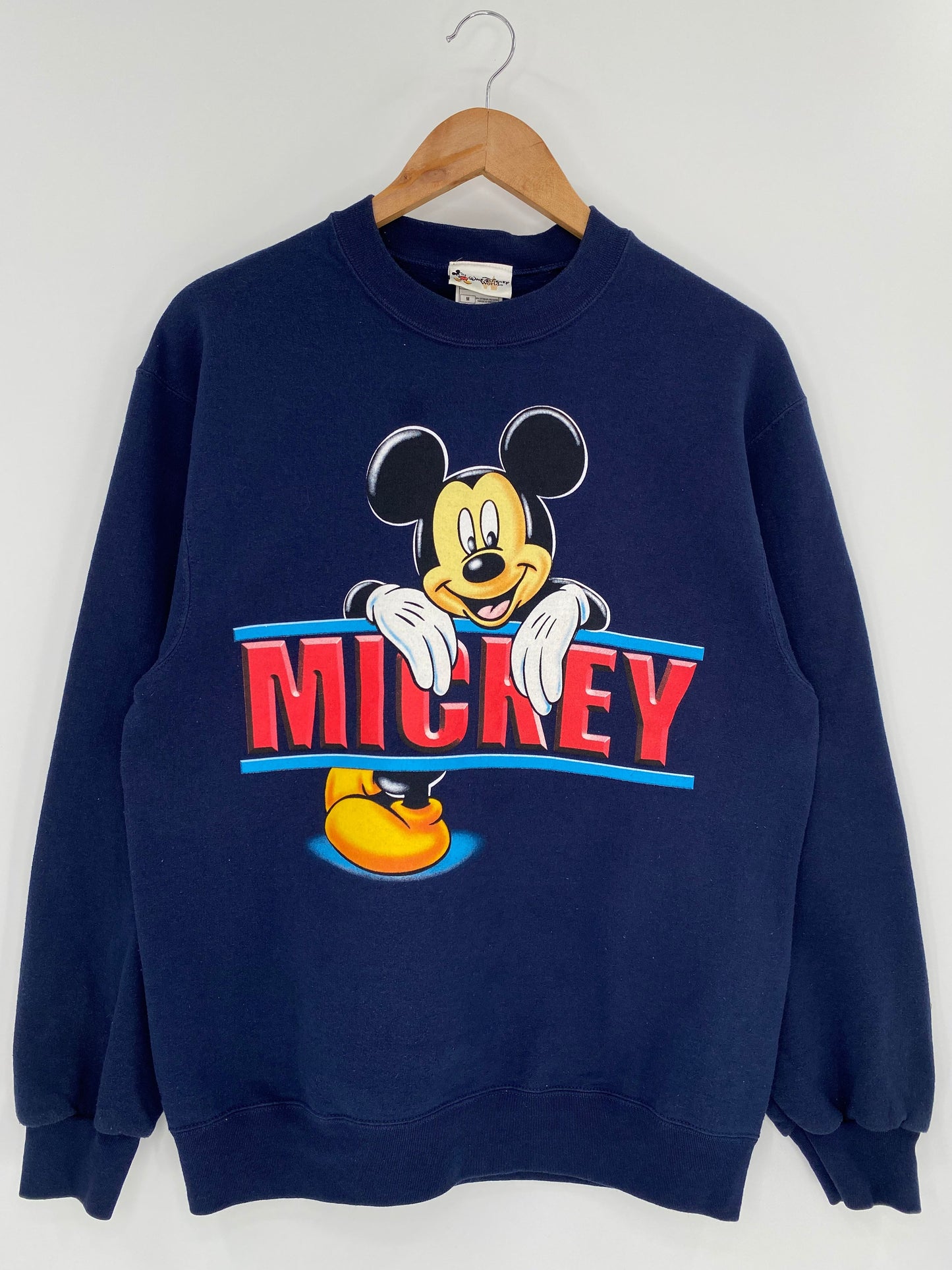 .90’s DISNEY MICKEY Size M Vintage Sweat-shirt / A9824